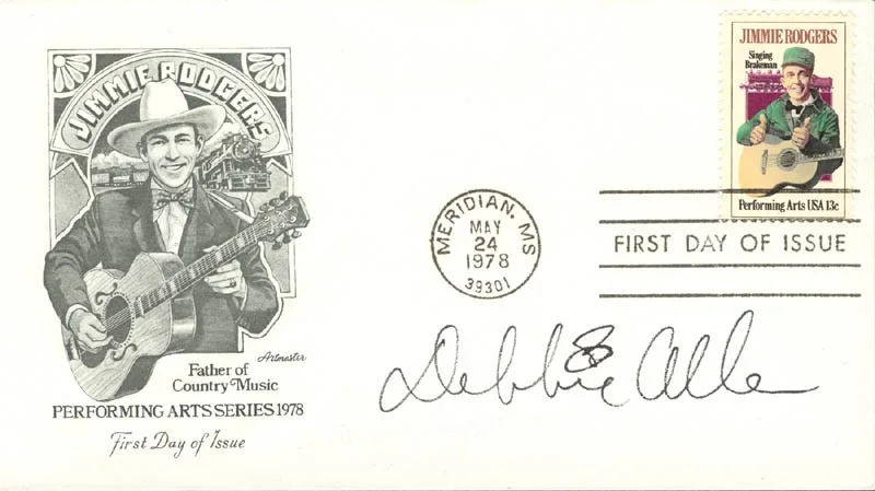 Debbie Allen — DEBBIE ALLEN - FIRST DAY COVER SIGNED