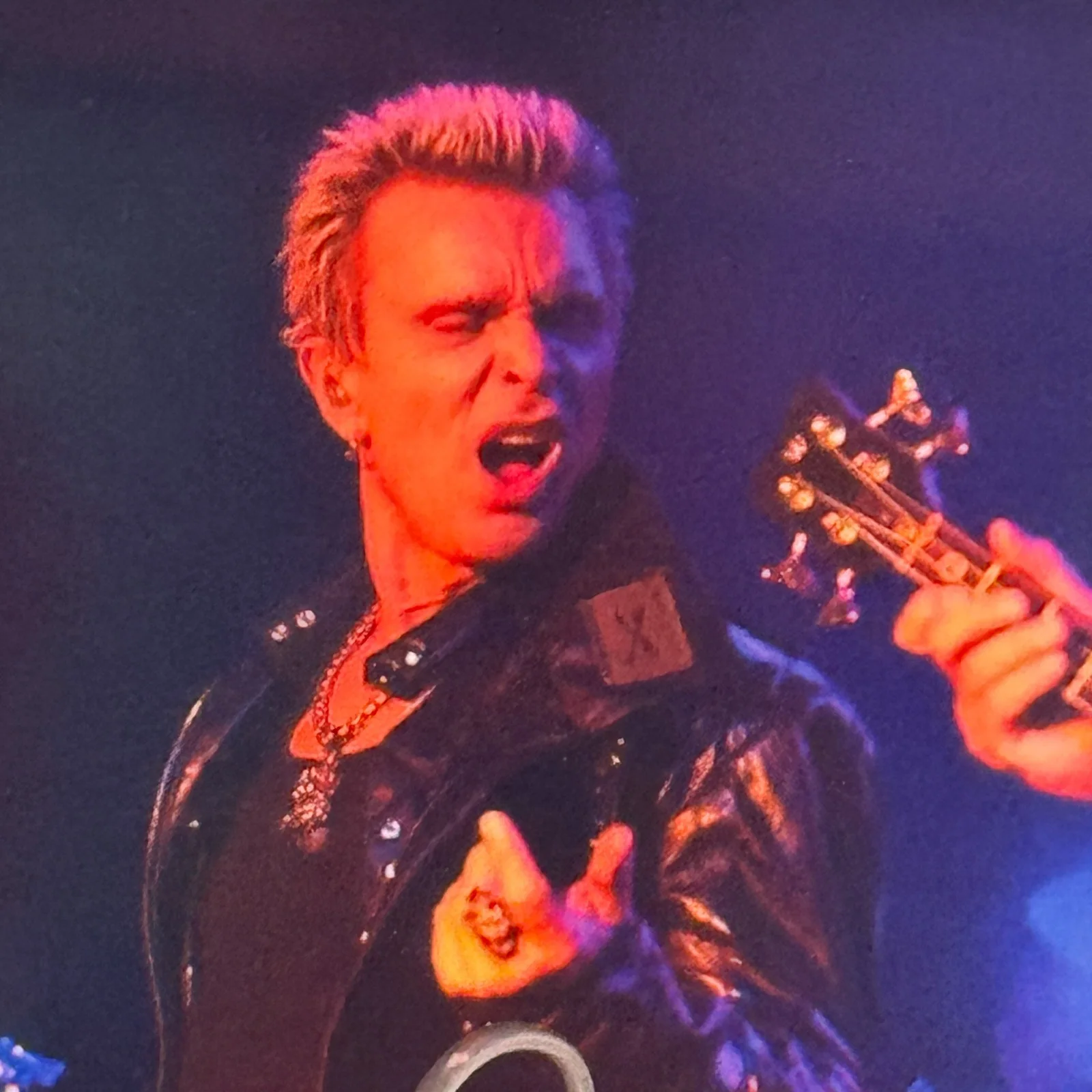 BILLY IDOL SIGNED AUTOGRAPHED 8X10 COLOR PHOTOGRAPH AUTO PHOTO REBEL YELL RUDE, изображение 2