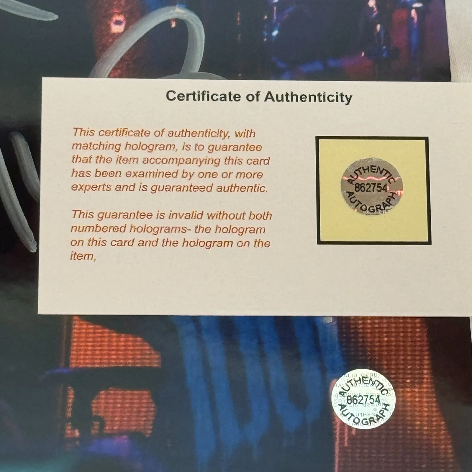 BILLY IDOL SIGNED AUTOGRAPHED 8X10 COLOR PHOTOGRAPH AUTO PHOTO REBEL YELL RUDE, изображение 4