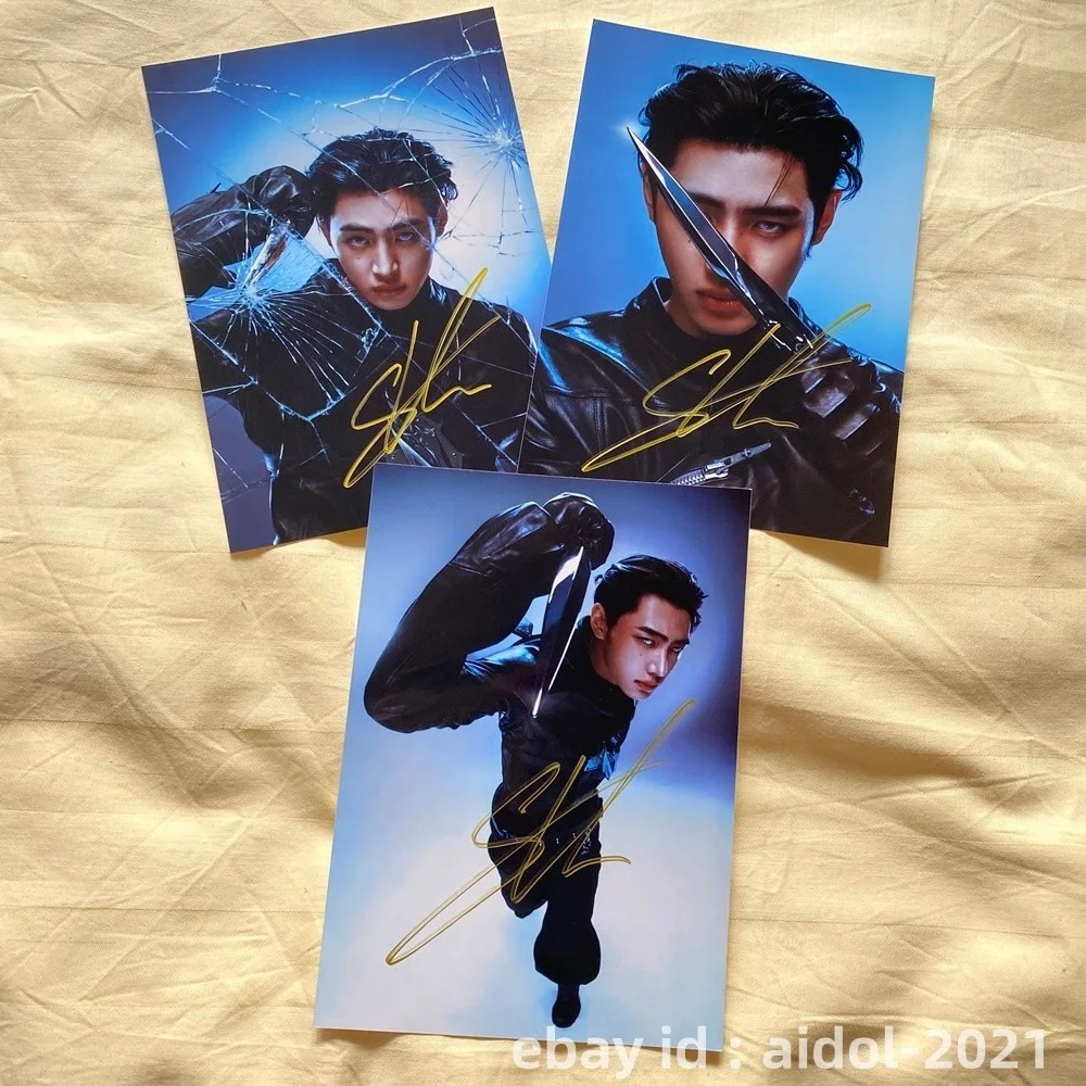 ENHYPEN Sunghoon Autographed Photo THE SIN VANISH Still Knife K-POP 5*7 2026, изображение 2