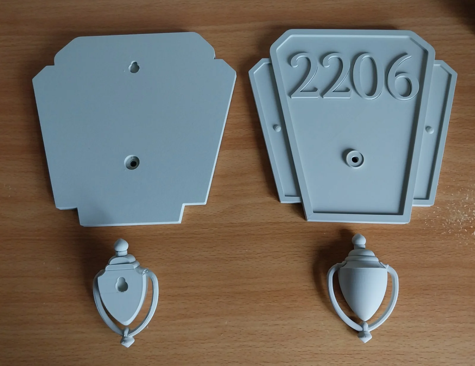Ghostbusters Apartment Door Sign Numbers. Dana Barrett & Louis Tully 2206 & 2202, изображение 4