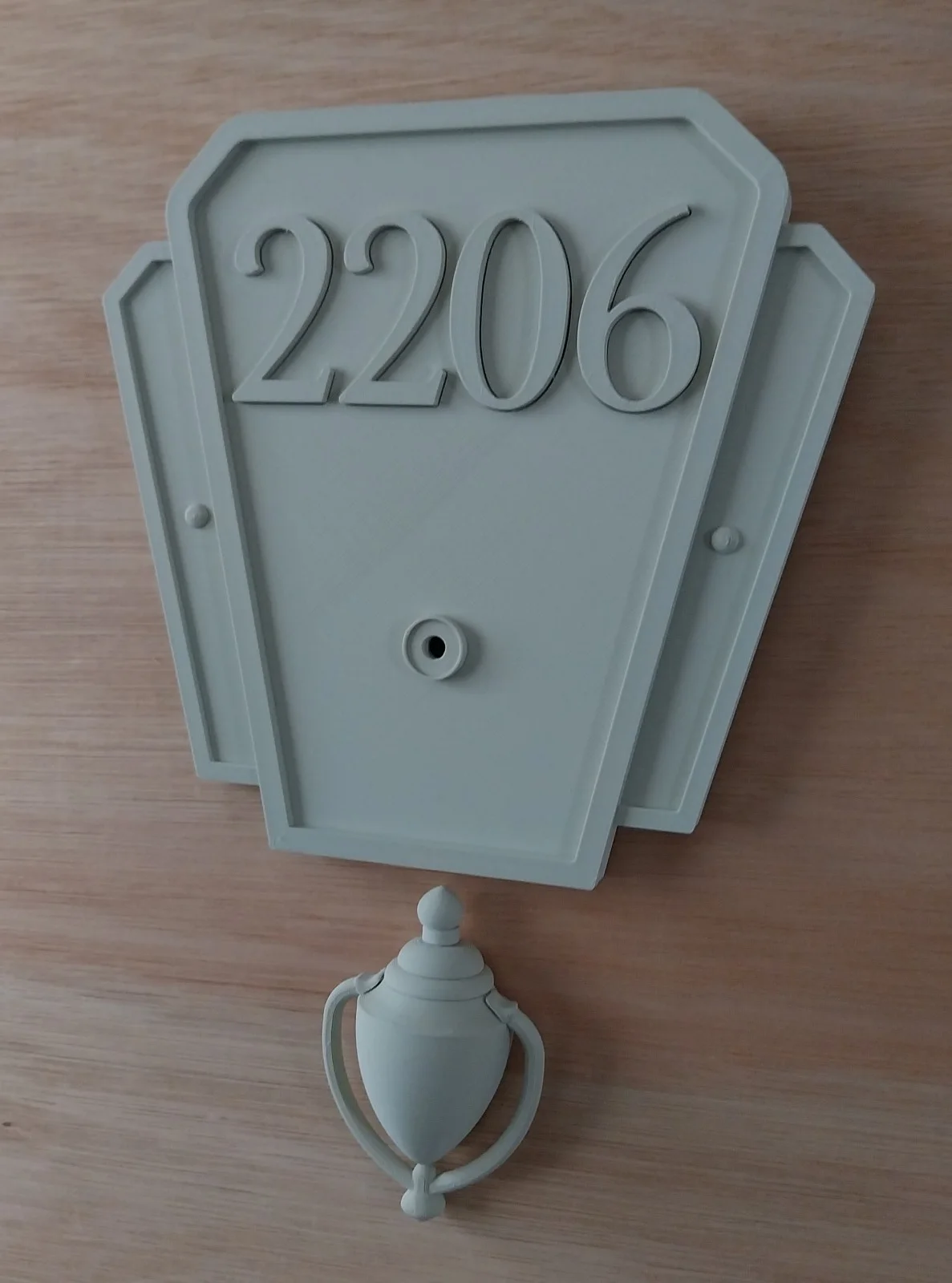 Ghostbusters Apartment Door Sign Numbers. Dana Barrett & Louis Tully 2206 & 2202, изображение 5