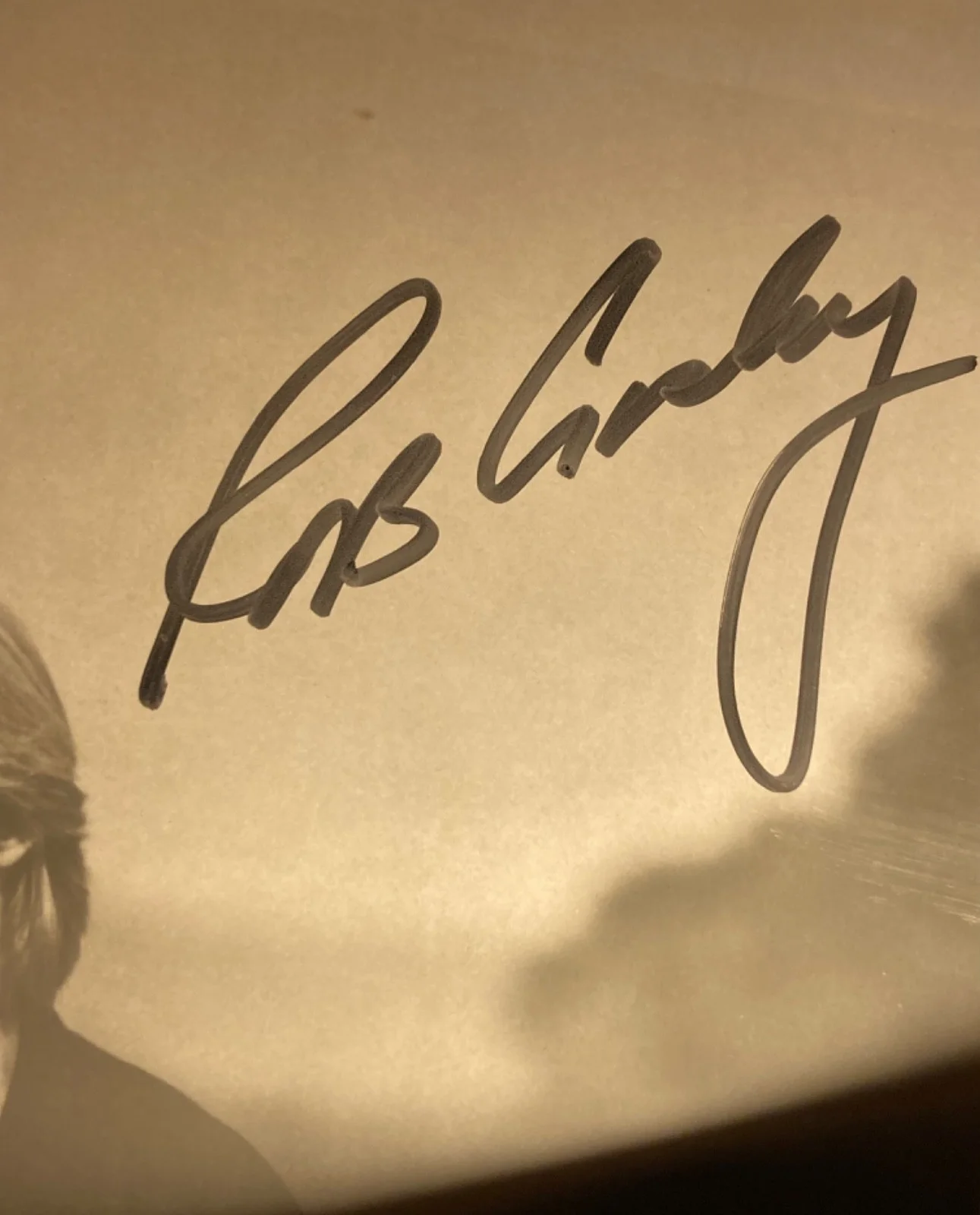 Hand SIGNED Rob Crosby 8x10 Vintage Agency Photo - Arista (Stain), изображение 4