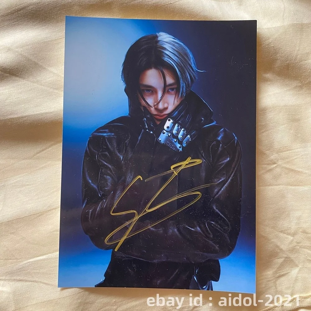 ENHYPEN JAKE Autographed Photo THE SIN VANISH Still Knife K-POP 5*7 2026, image 3