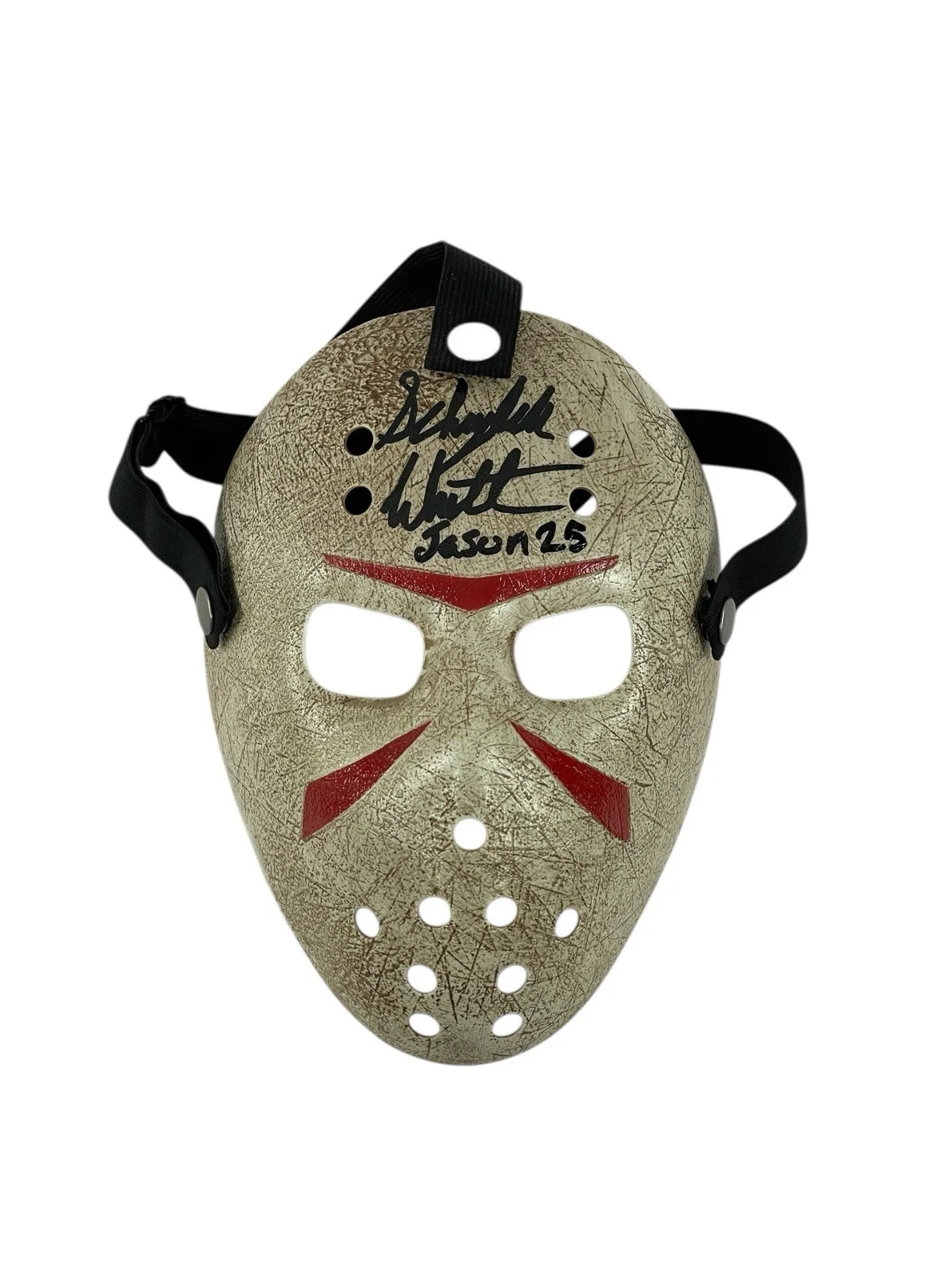 Schuyler White — Jason Voorhees Signed Prop Kid Mask Schuyler White Friday the 13th Sweet Revenge, изображение 5