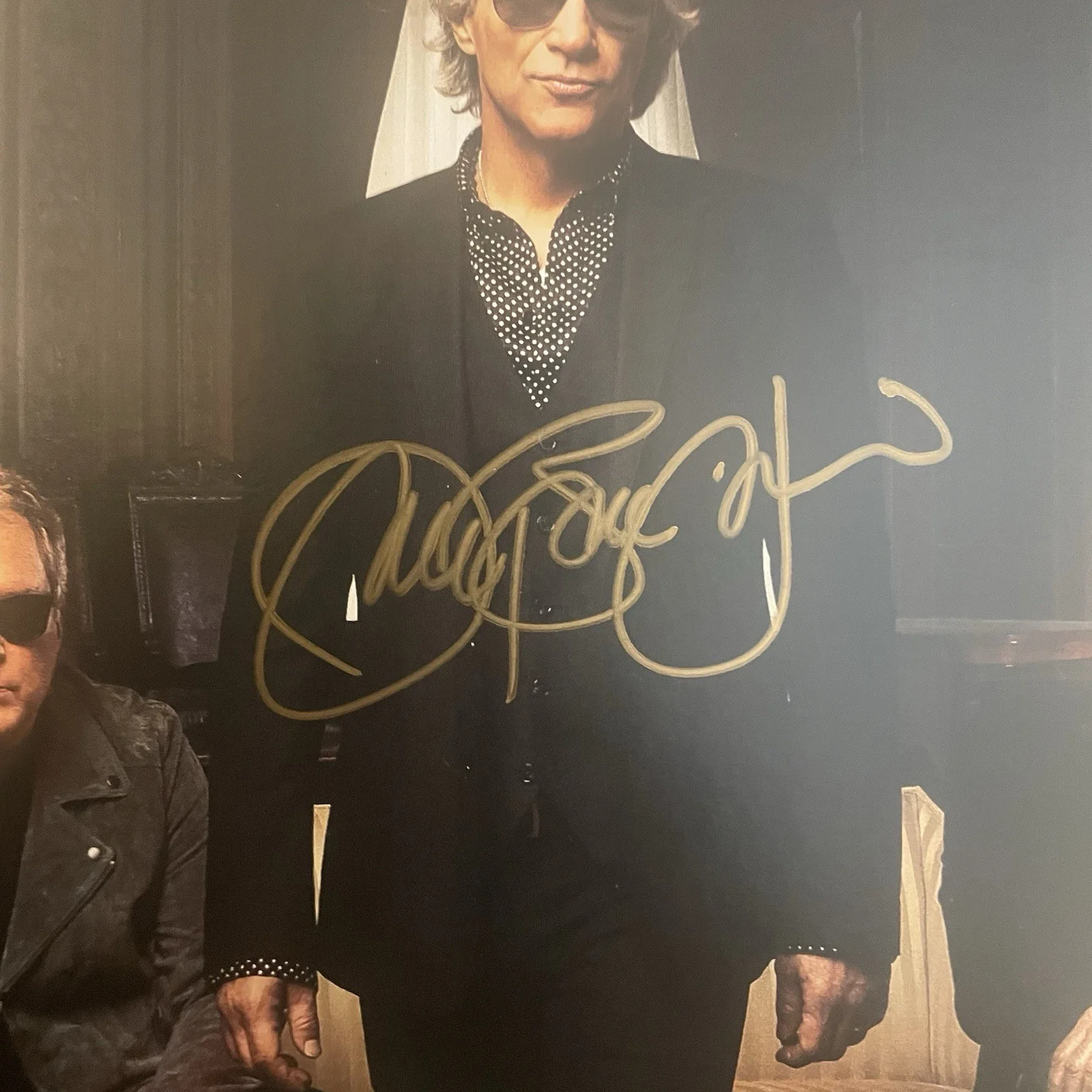 Jon Bon Jovi Signed 13x19 2020 Tour Poster Photo PSA/DNA Autographed, изображение 2