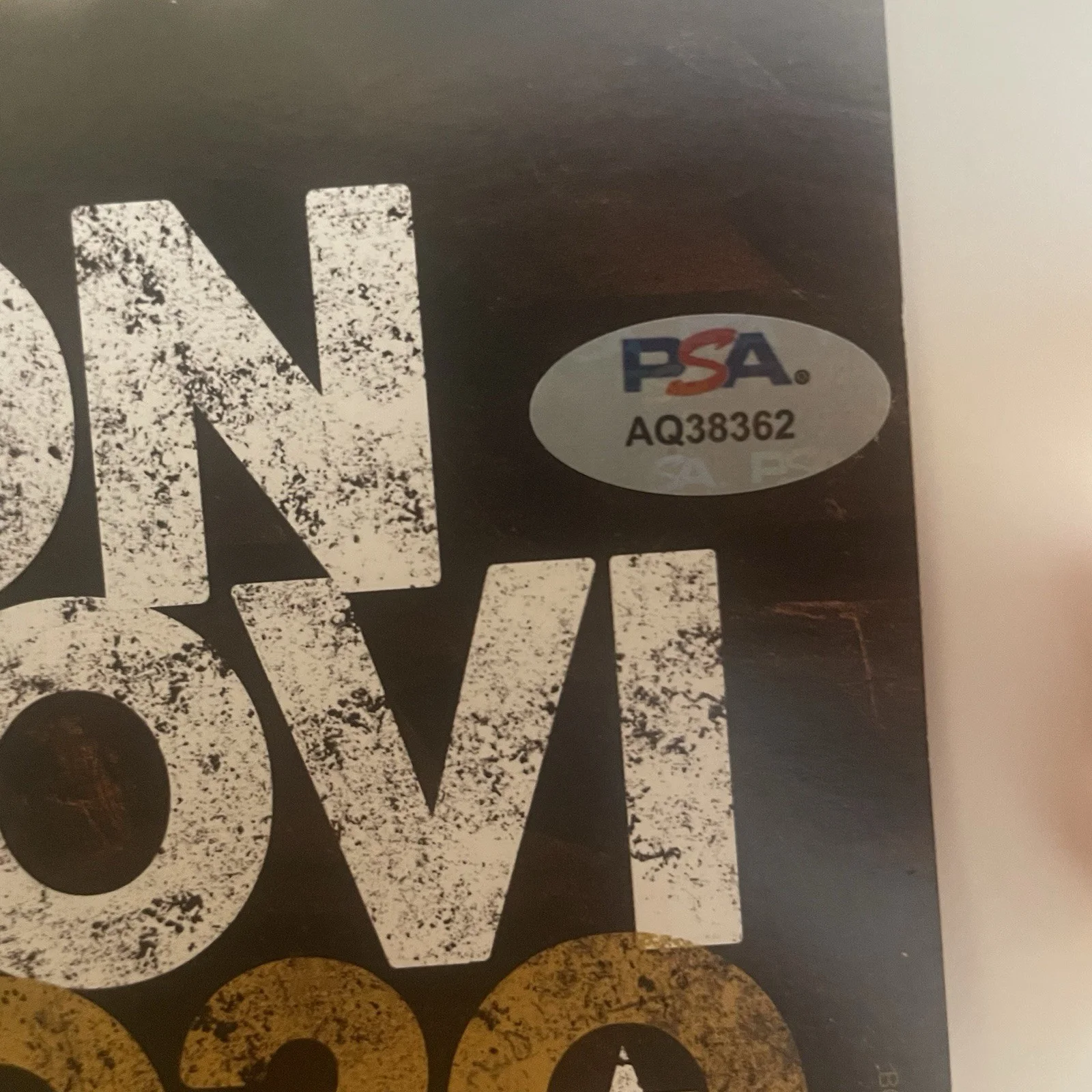 Jon Bon Jovi Signed 13x19 2020 Tour Poster Photo PSA/DNA Autographed, изображение 3