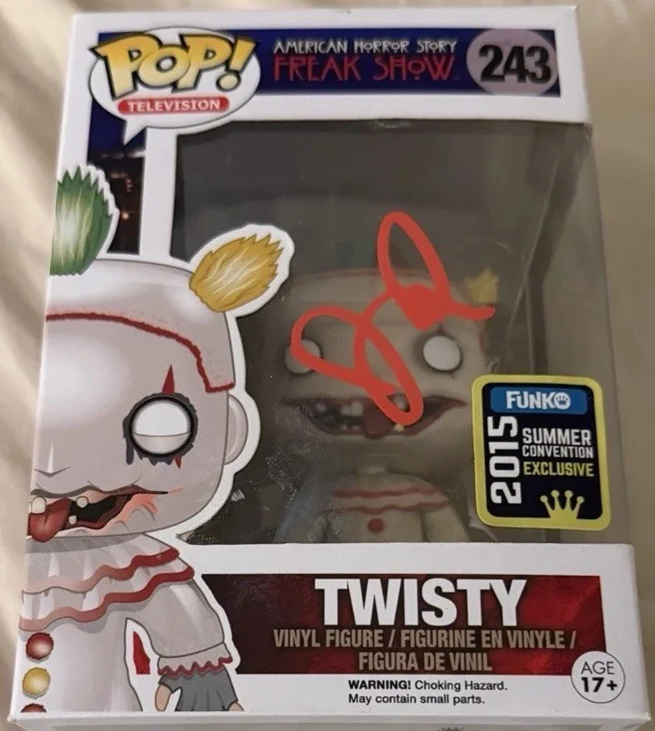John Carroll Lynch — John Carroll Lynch Signed Funko Twisty American Horror Story Freak Show JSA COA, изображение 2