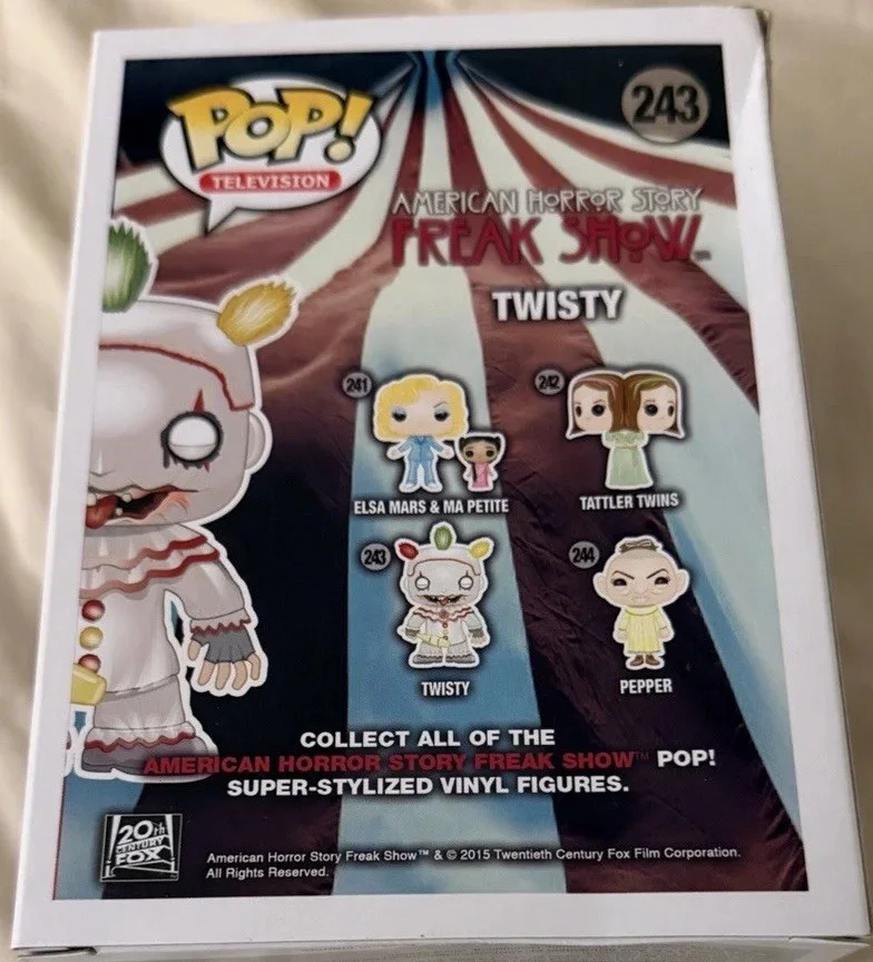 John Carroll Lynch — John Carroll Lynch Signed Funko Twisty American Horror Story Freak Show JSA COA, изображение 5