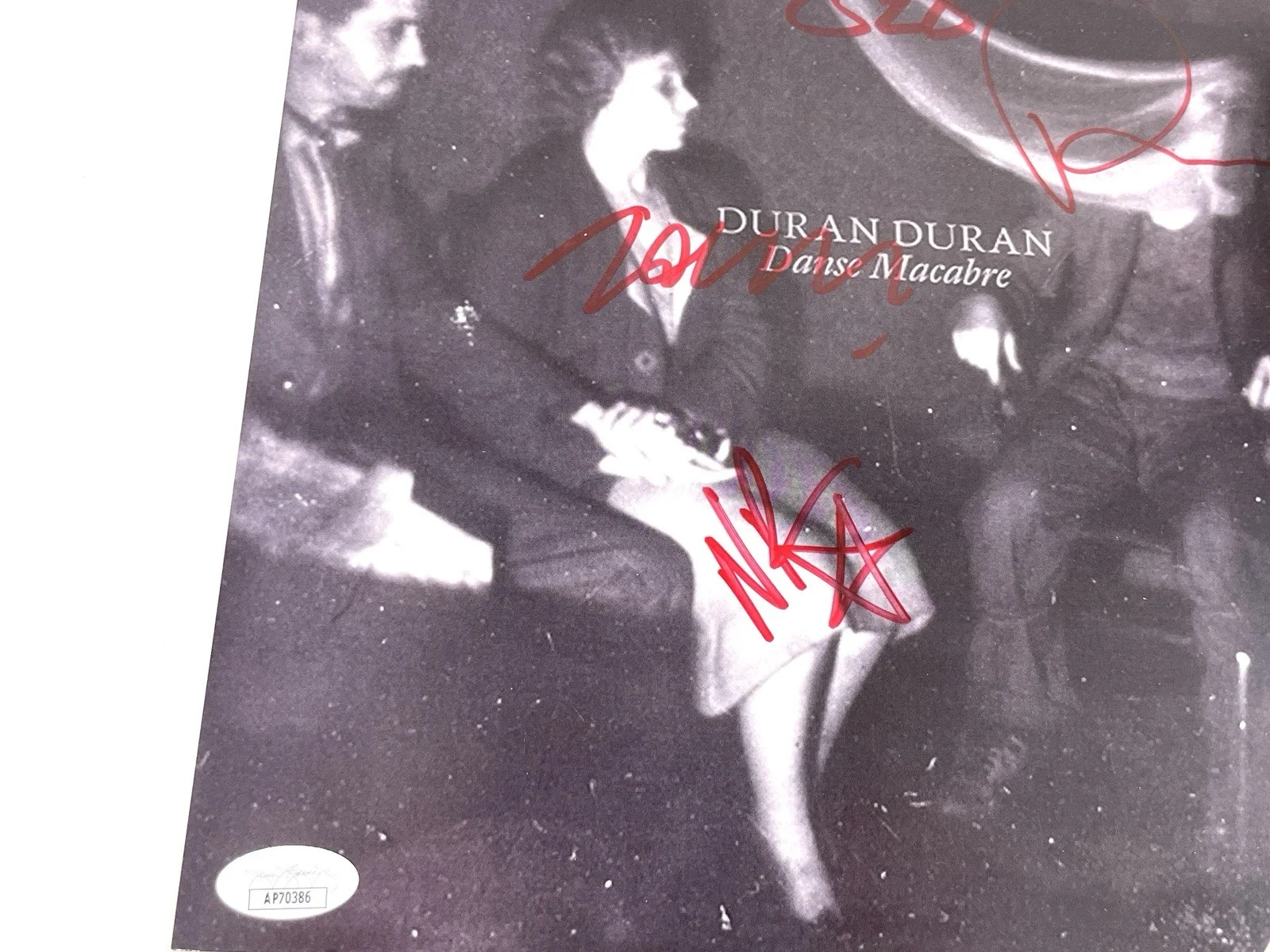 Duran Duran Band Signed Autographed Promo Poster Danse Macabre JSA Certified 🎸, изображение 2