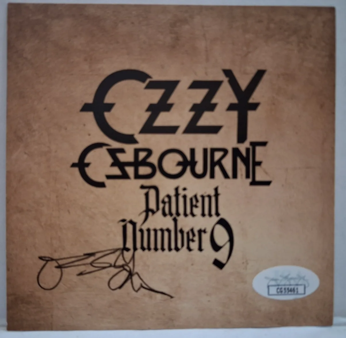 Ozzy Osbourne Signed Patient Number 9 CD JSA COA, image 2