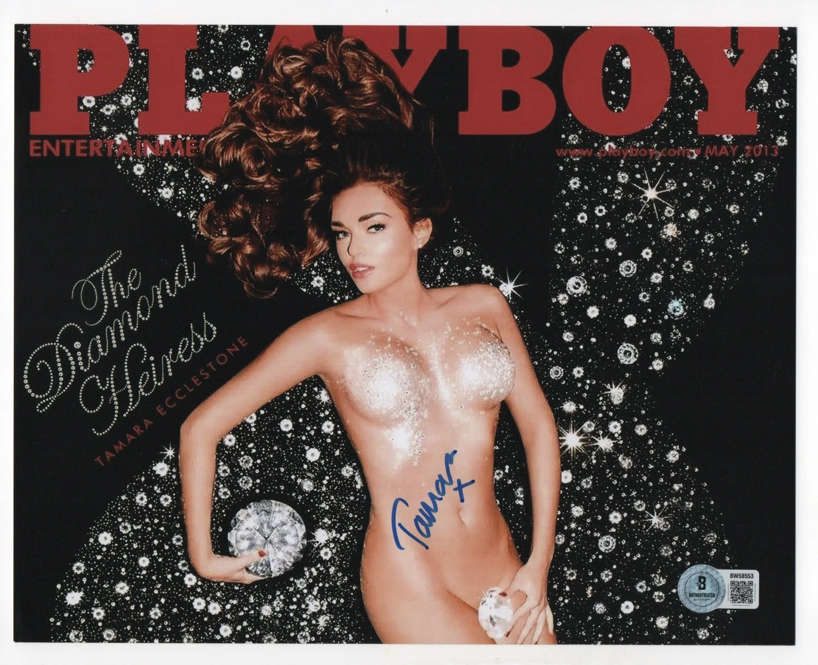 Tamara Ecclestone — Tamara Ecclestone autographed signed 8x10 photo Beckett BAS COA Sexy Hot Playboy