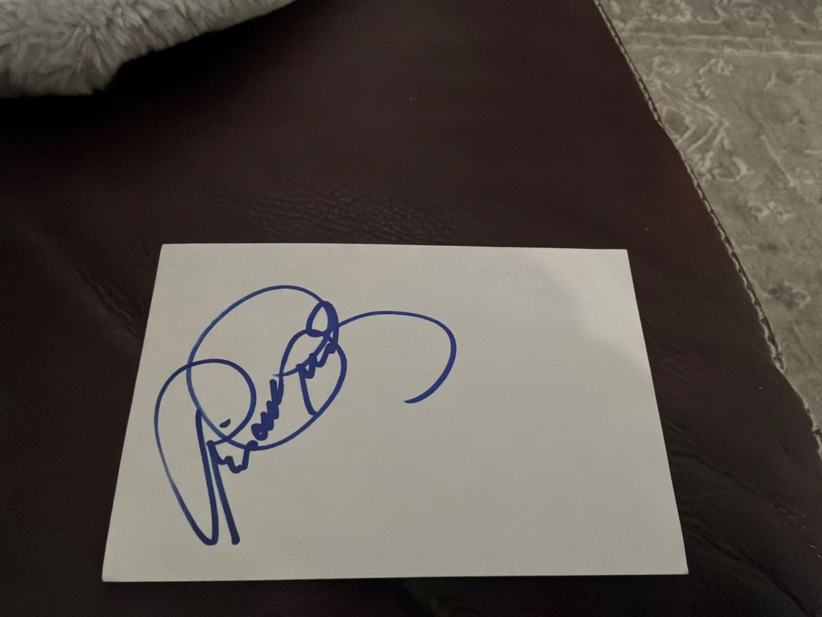 PRISCILLA PRESLEY — PRISCILLA PRESLEY SIGNED 3X5 PSA AM48074, image 3