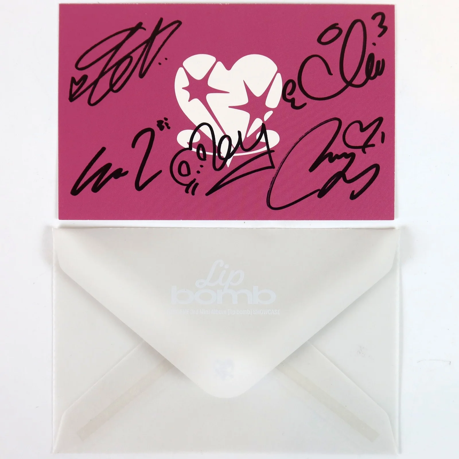 Rescene - Lip Bomb Signed Autographed Showcase Invitation 2025, image 2
