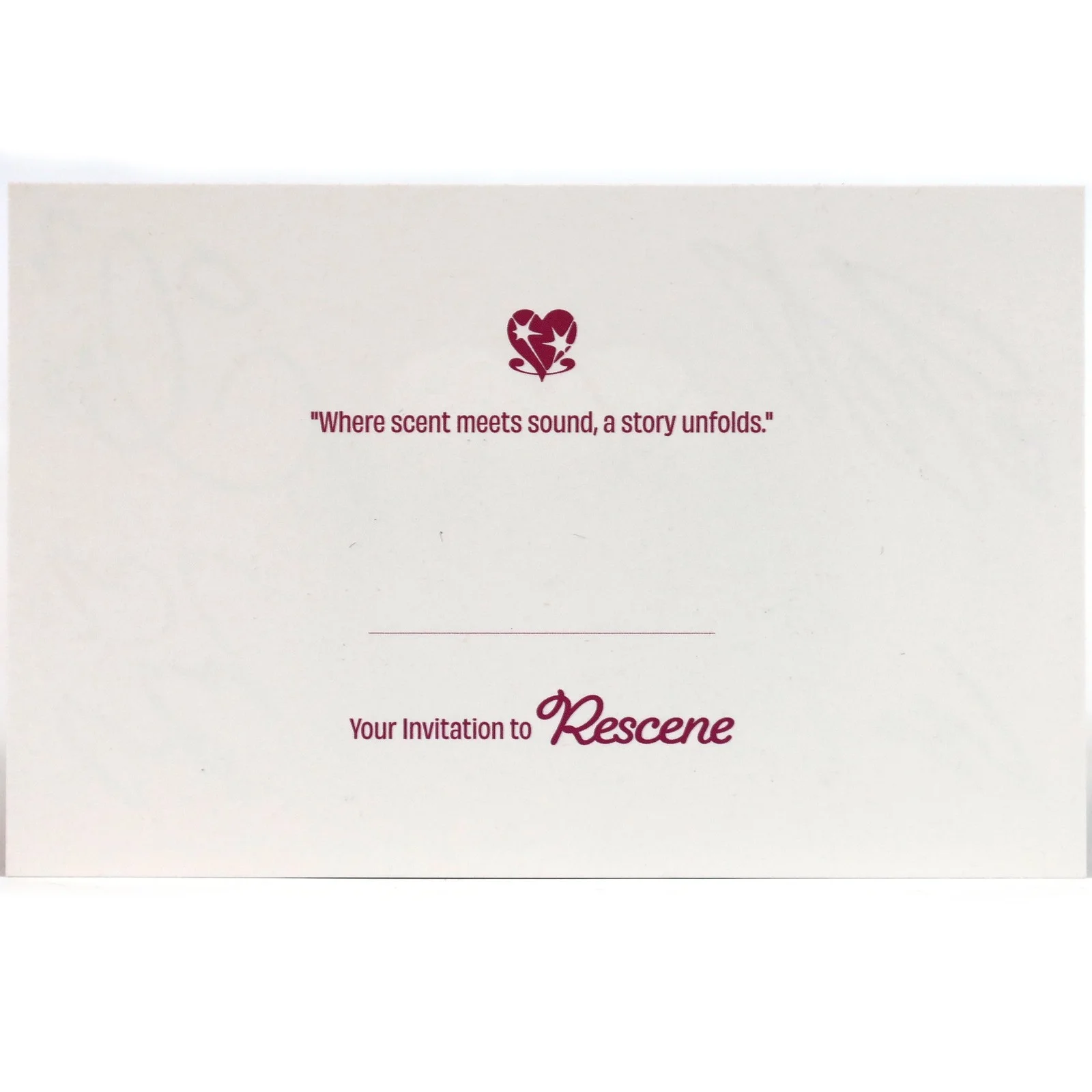 Rescene - Lip Bomb Signed Autographed Showcase Invitation 2025, image 4