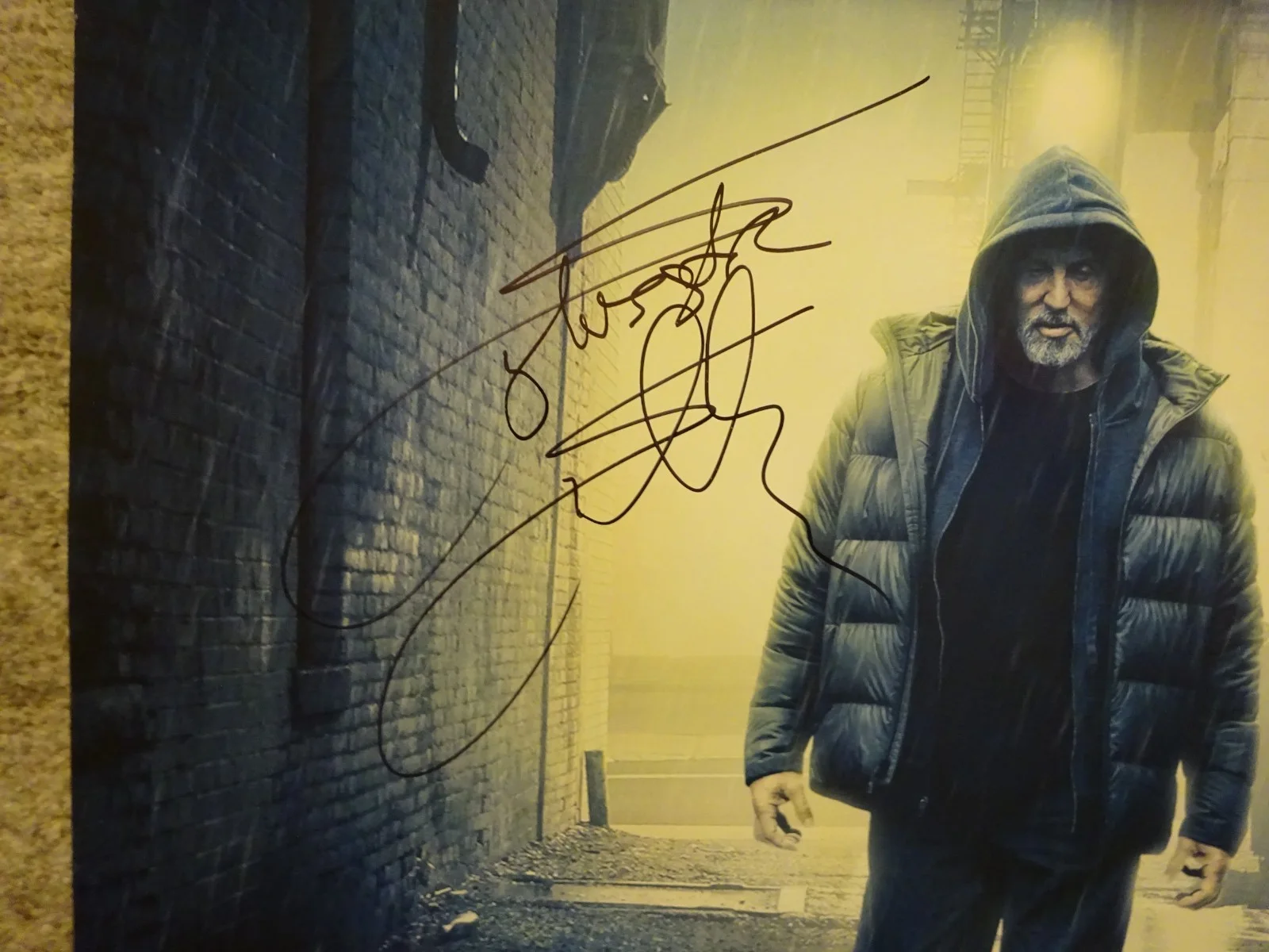 Sylvester Stallone — Signed Sylvester Stallone Samaritan Autographed 27"x40" Movie Poster JSA COA LOA, изображение 4