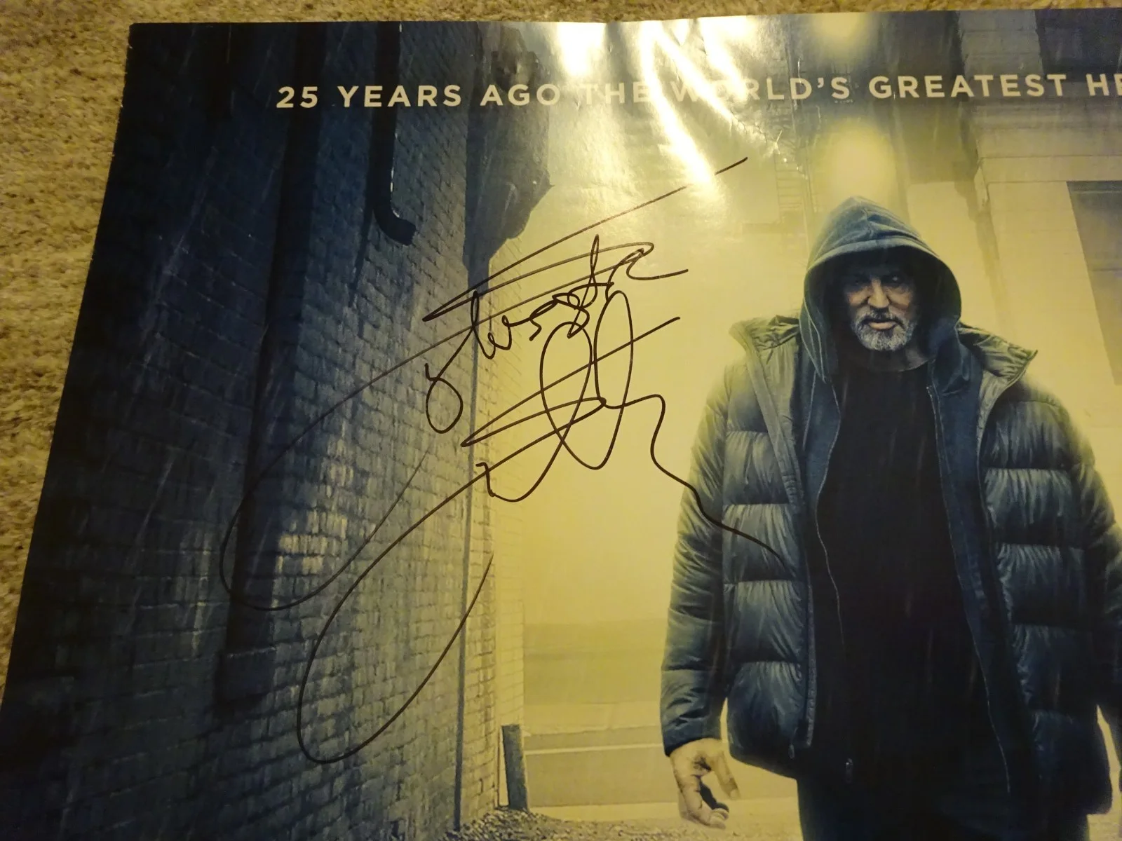 Sylvester Stallone — Signed Sylvester Stallone Samaritan Autographed 27"x40" Movie Poster JSA COA LOA, изображение 5