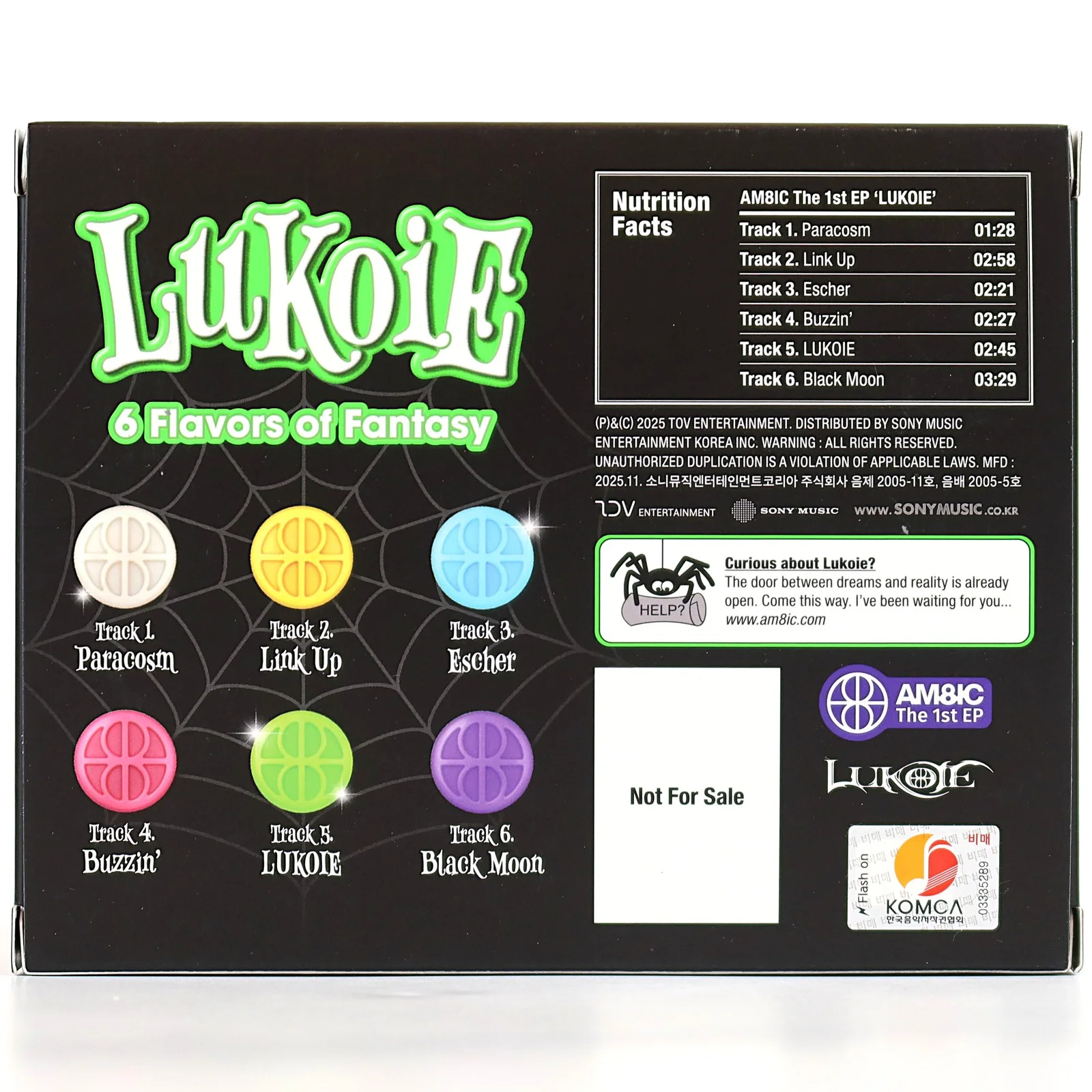 AM8IC - Lukoie 1st Mini Album Signed Autographed CD Promo 2026 K-Pop Ambic, изображение 3