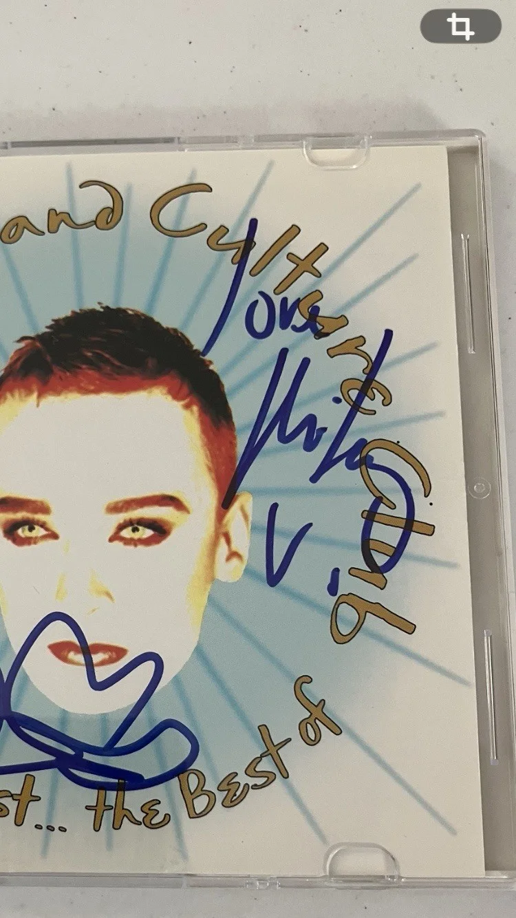 CULTURE CLUB BAND MEMBERS SIGNED/AUTOGRAPHED CD COVER WITH COA, изображение 3
