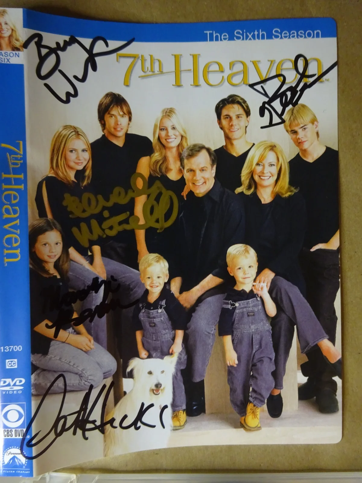 Catherine Hicks, Barry Watson, Beverly Mitchell, David Gallagher — 7th Heaven Autographed Season 6 DVD Set Signed by 5 Catherine Hicks + JSA COA, изображение 3
