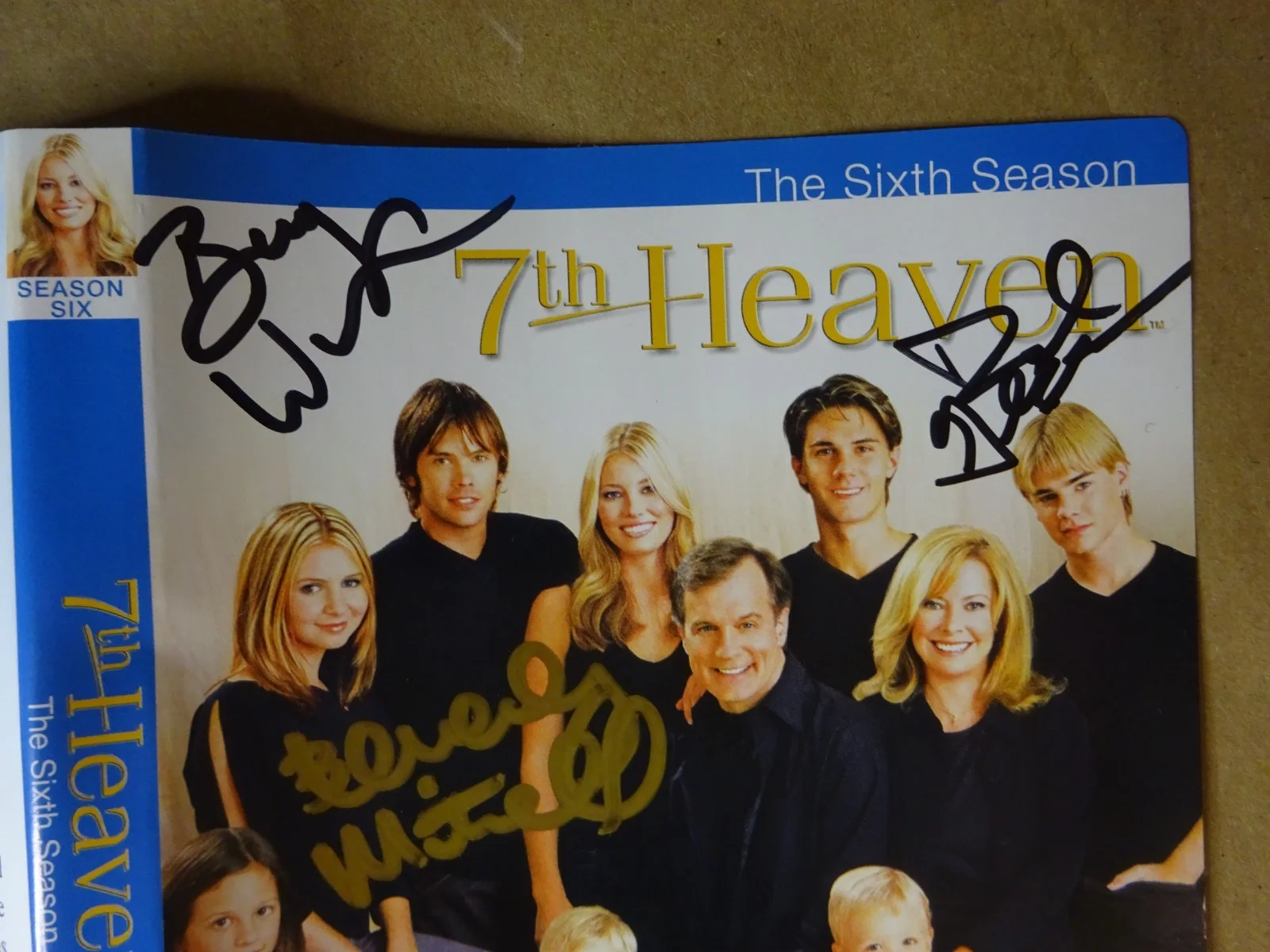 Catherine Hicks, Barry Watson, Beverly Mitchell, David Gallagher — 7th Heaven Autographed Season 6 DVD Set Signed by 5 Catherine Hicks + JSA COA, изображение 4