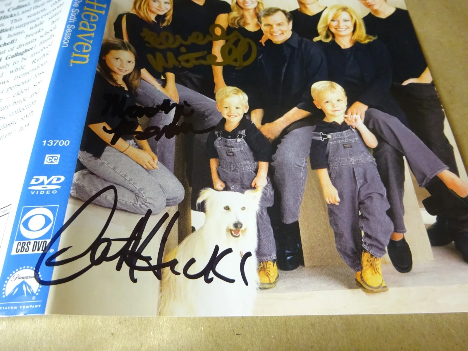 Catherine Hicks, Barry Watson, Beverly Mitchell, David Gallagher — 7th Heaven Autographed Season 6 DVD Set Signed by 5 Catherine Hicks + JSA COA, изображение 5