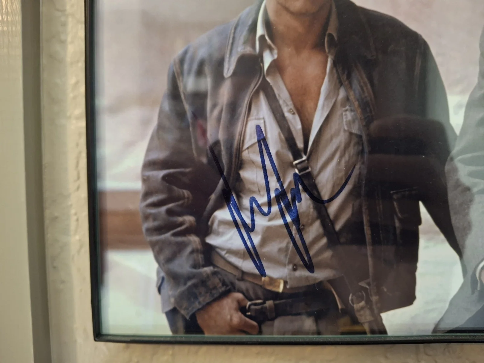 Indiana Jones Original Framed Autographed Movie Photograph with duel signatures, изображение 2