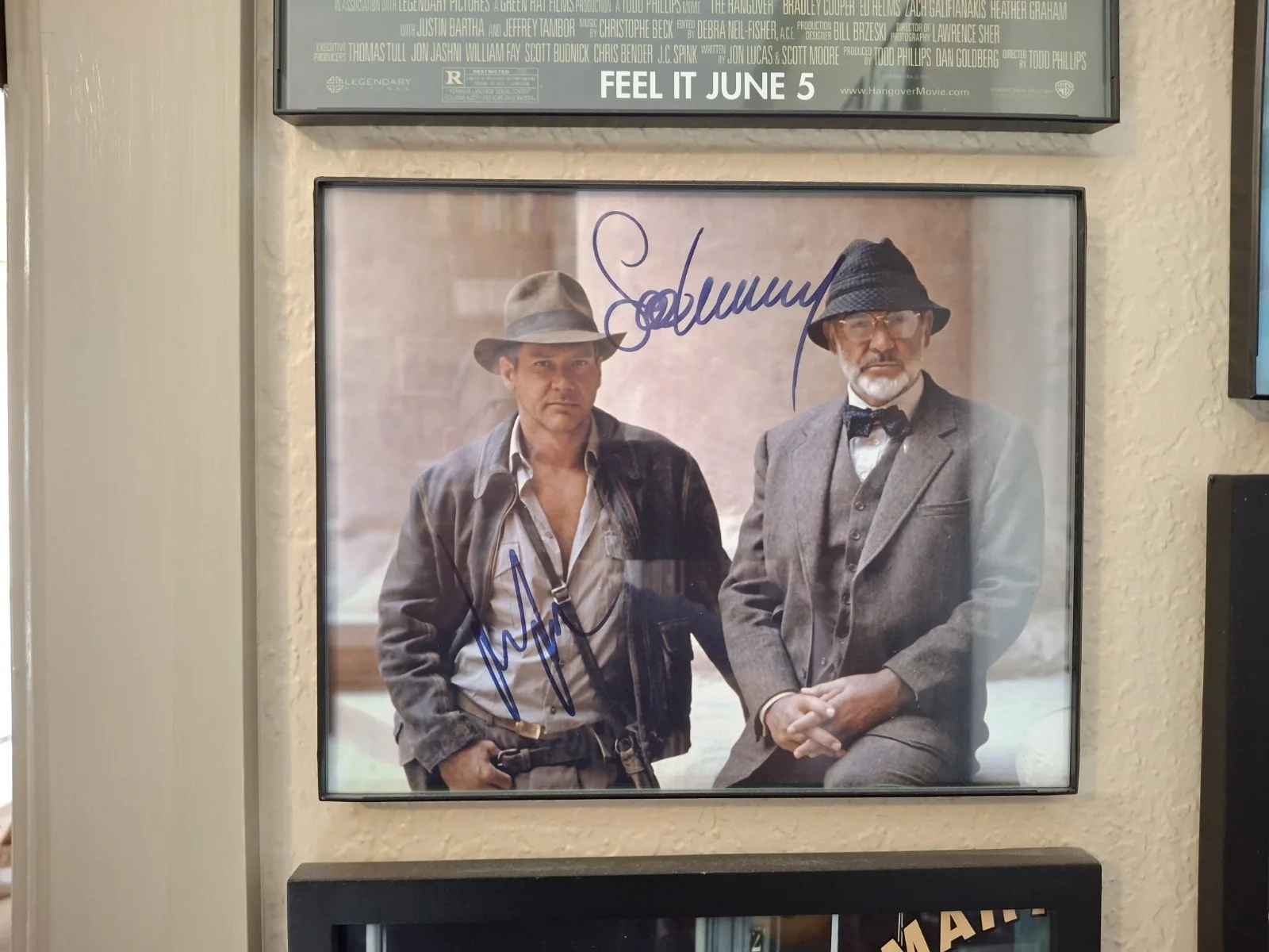 Indiana Jones Original Framed Autographed Movie Photograph with duel signatures, изображение 4
