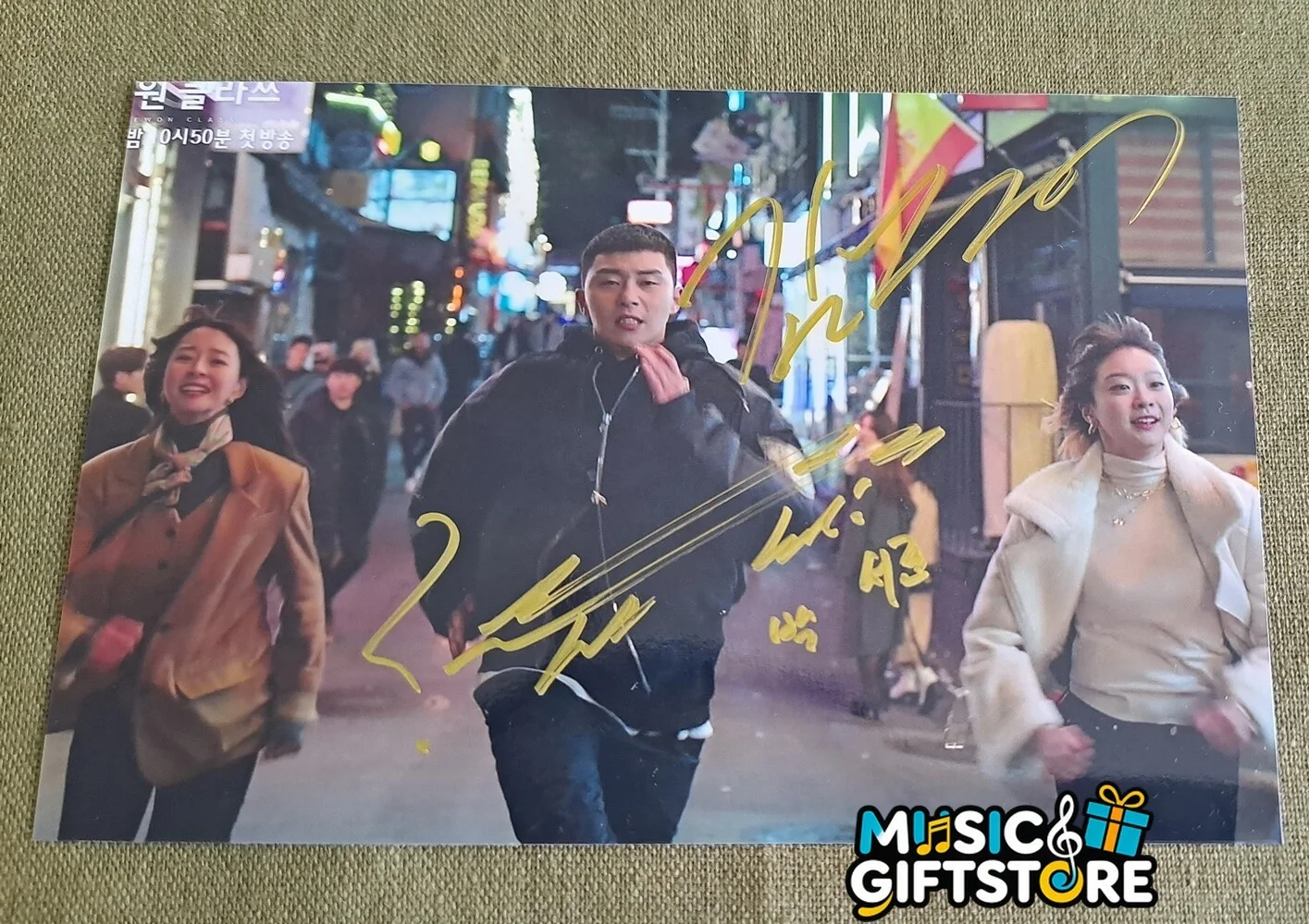 Itaewon Class Park Seo Jun Kim Da Mi Photo Autographed Photo 4*6 K-POP 2020 #MUG, image 2