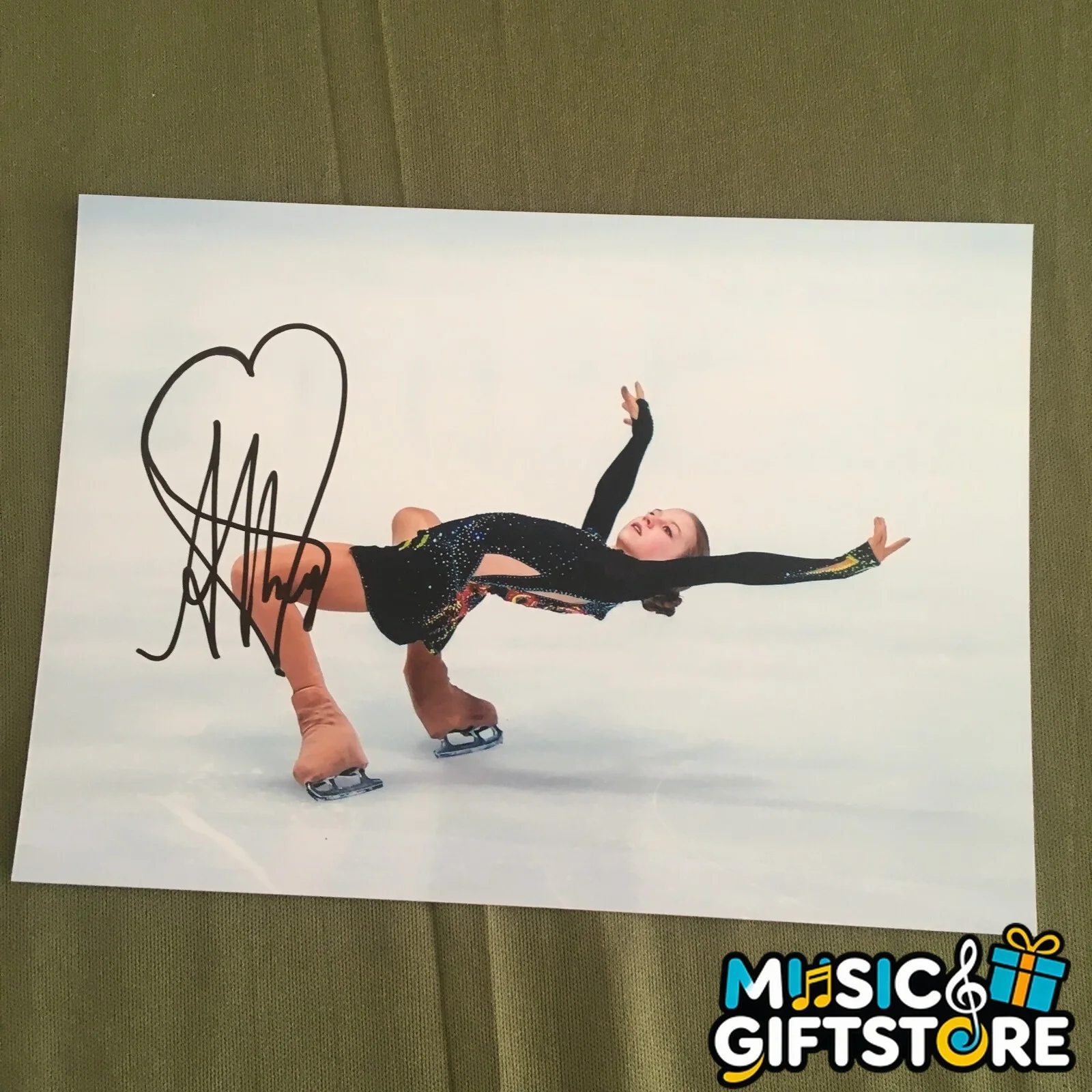 Alexandra Trusova Sasha Autographed Signed Photo Autographs figure skating 2023A, image 4