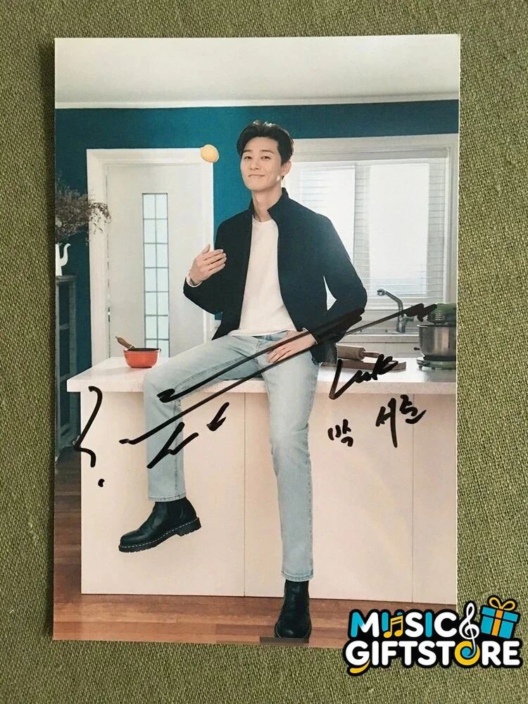 Park Seo Jun Autographed Signed Photo 4*6 Collection K-POP 2023A #MUGS, изображение 2