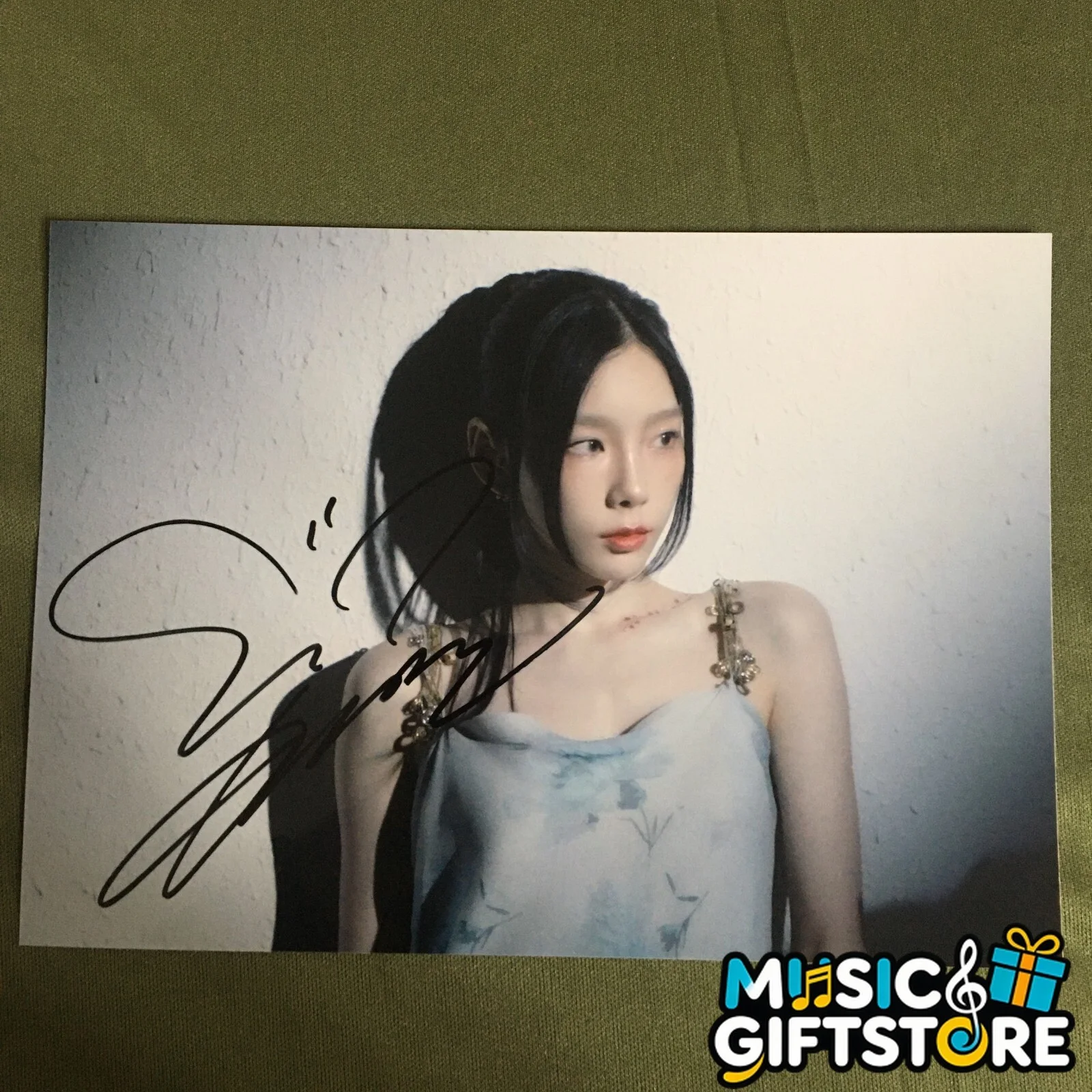 SNSD Kim TaeYeon Taeyeon To.X Autographed Signed Photo Autographs K-POP 2023 #MU, изображение 5