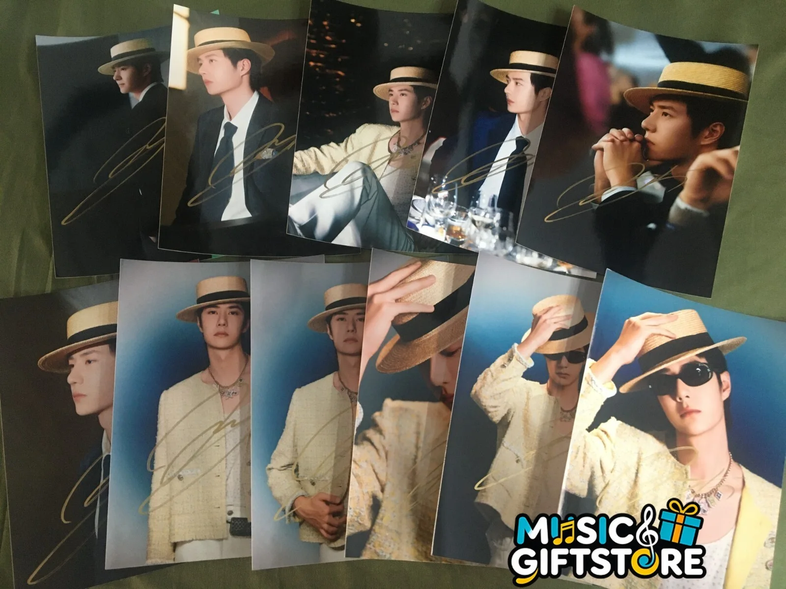 WANG YIBO YI BO PHOTO CARD PICTURE SIGNED AUTOGRAPHED GIFTS COLLECTION 2023B #MU, изображение 2