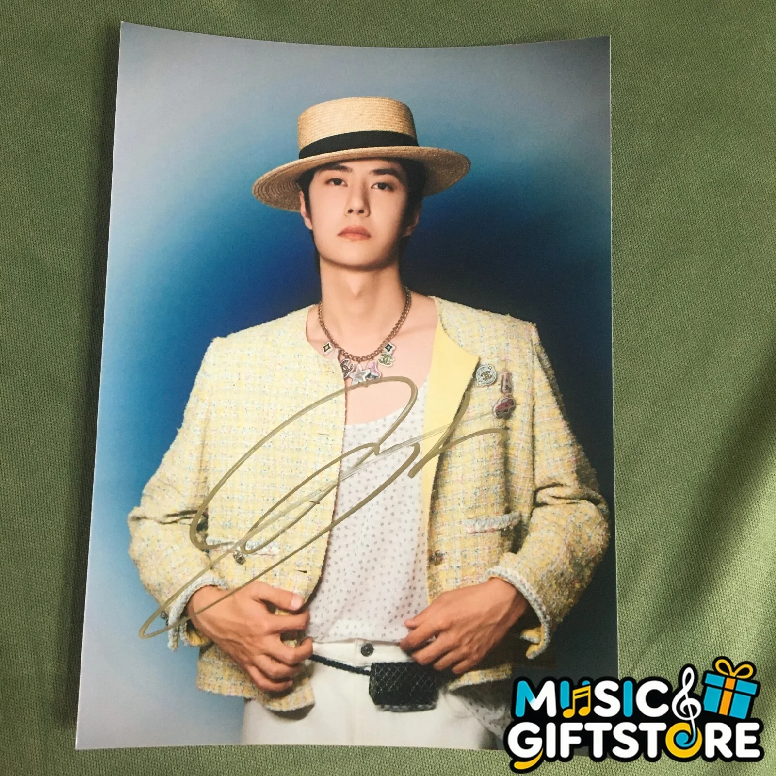 WANG YIBO YI BO PHOTO CARD PICTURE SIGNED AUTOGRAPHED GIFTS COLLECTION 2023B #MU, изображение 4