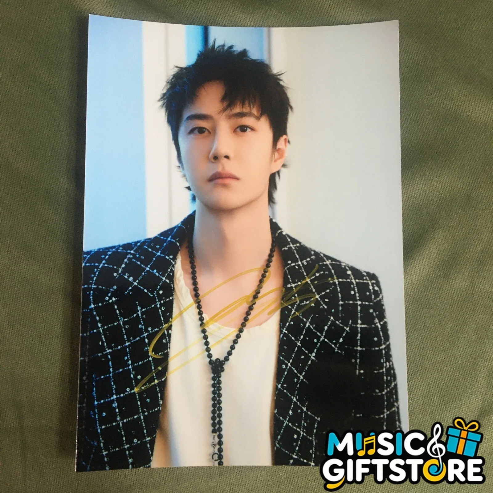 WANG YIBO YI BO PHOTO CARD PICTURE SIGNED AUTOGRAPHED GIFTS COLLECTION 2023D #MU, изображение 3