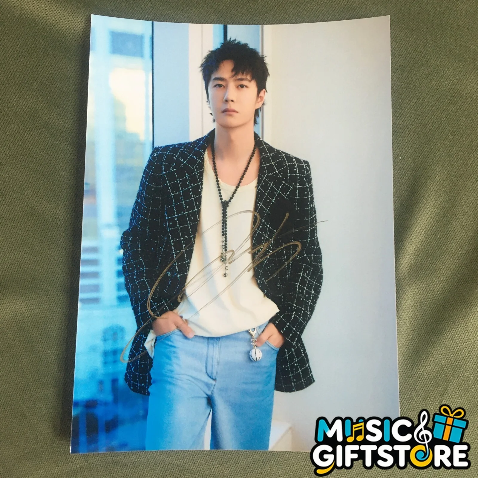 WANG YIBO YI BO PHOTO CARD PICTURE SIGNED AUTOGRAPHED GIFTS COLLECTION 2023D #MU, изображение 5
