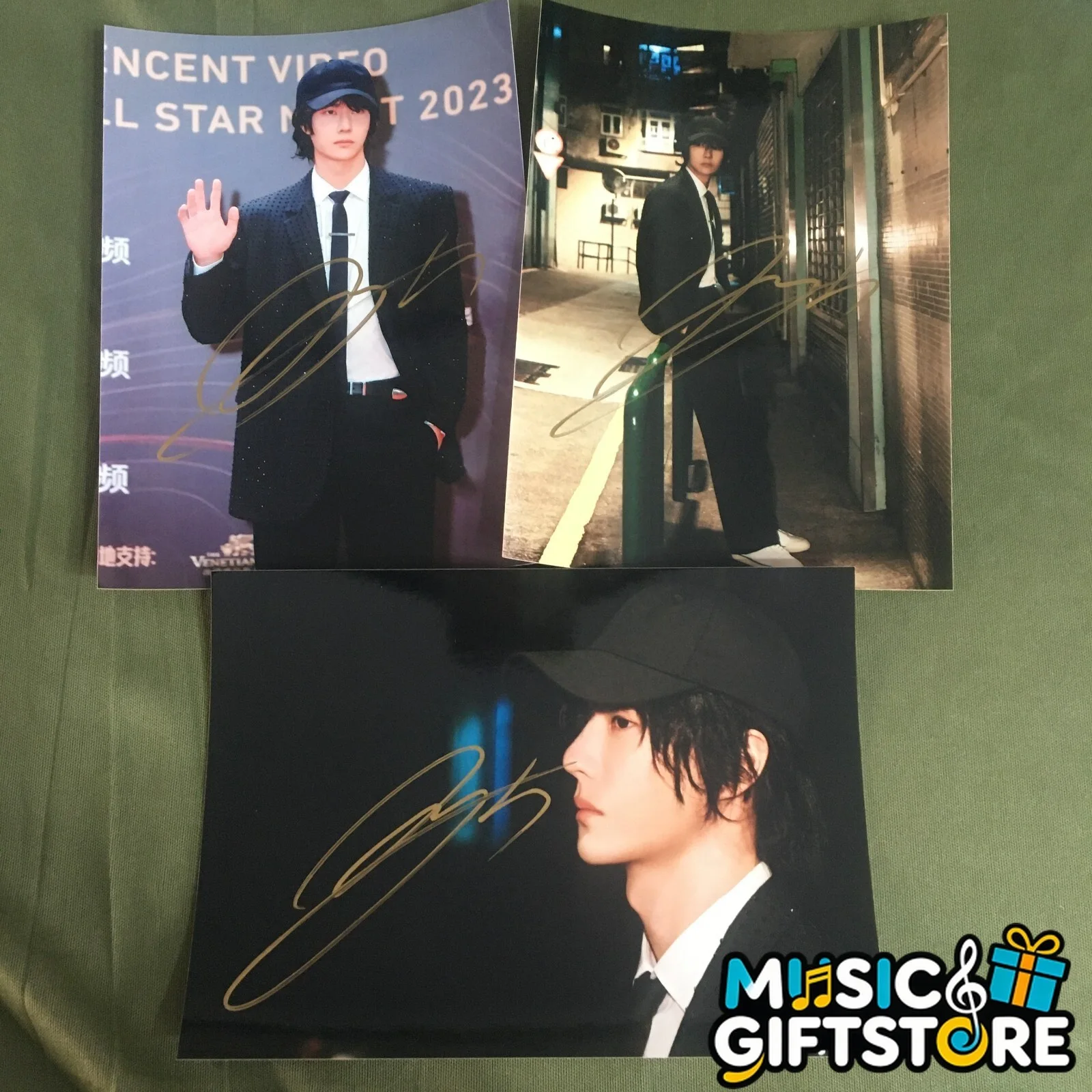 WANG YIBO YI BO PHOTO CARD PICTURE SIGNED AUTOGRAPHED GIFTS COLLECTION 2023E #MU, изображение 2