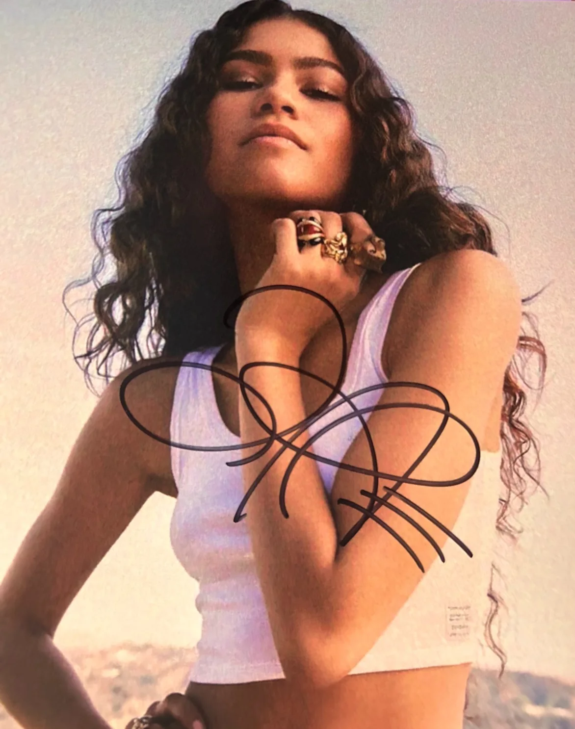 Zendaya — ZENDAYA Signed Euphoria 8x10" Original Authentic Autograph w/COA, image 2