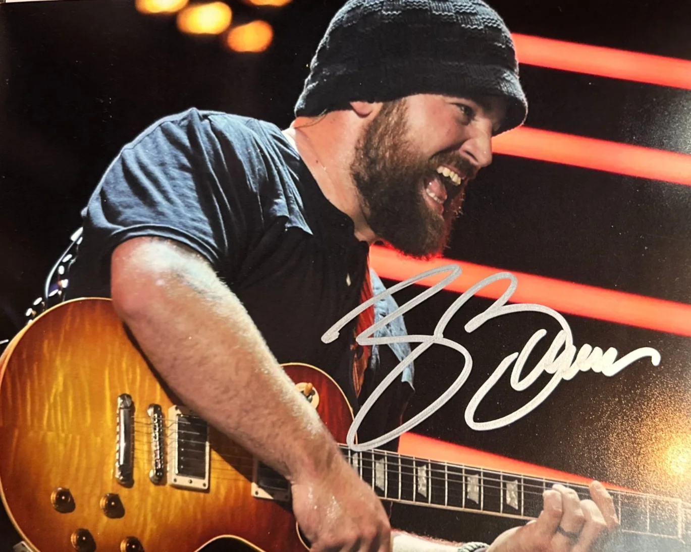 ZAC BROWN Hand Signed 8x10" Autograph Original Authentic Signature w/COA, image 3
