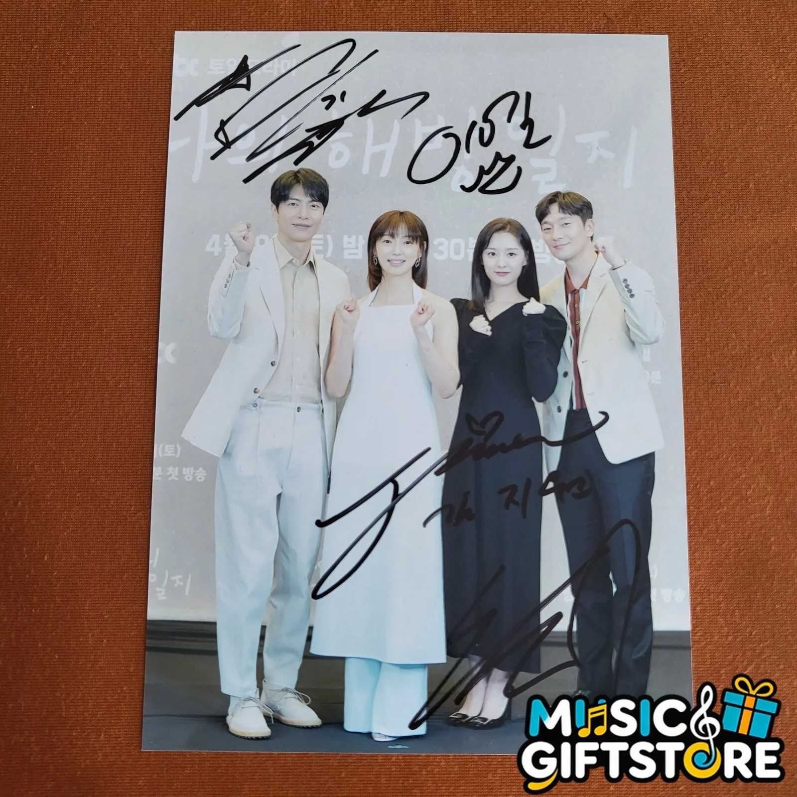 My liberation Journal LEE MINKI Kim Ji Won Autographed Photo 4*6 2022A #MUGS, изображение 5