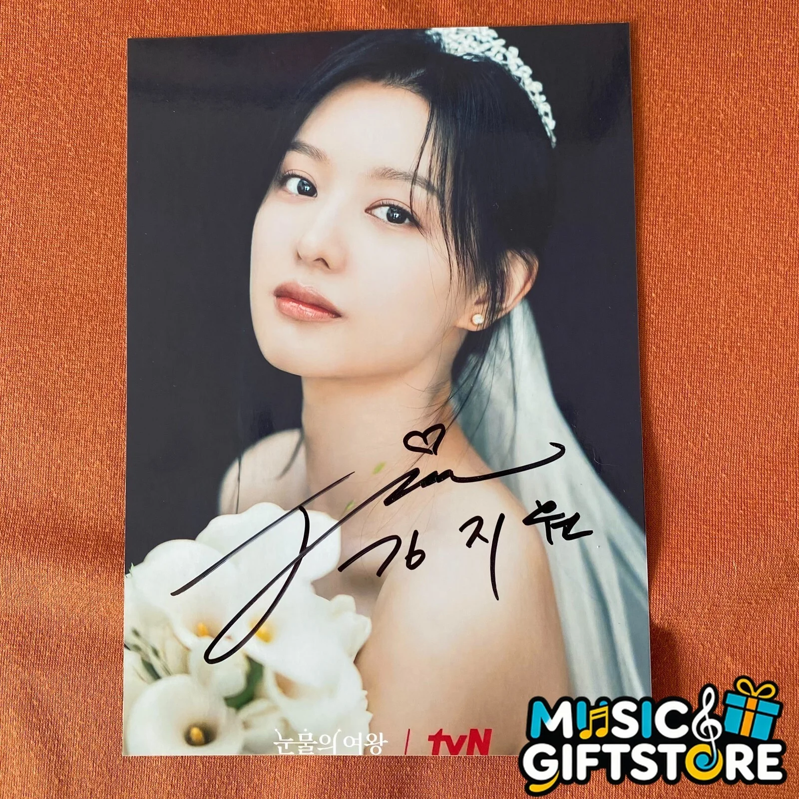 Queen of Tears Photo Autographed by Kim Ji Won K-POP Limited 4*6 2024 #MUGS, изображение 3
