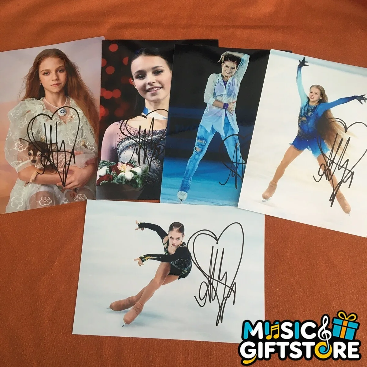 Alexandra Trusova Sasha Autographed Signed Photo Autographs figure skating 2022B, image 2