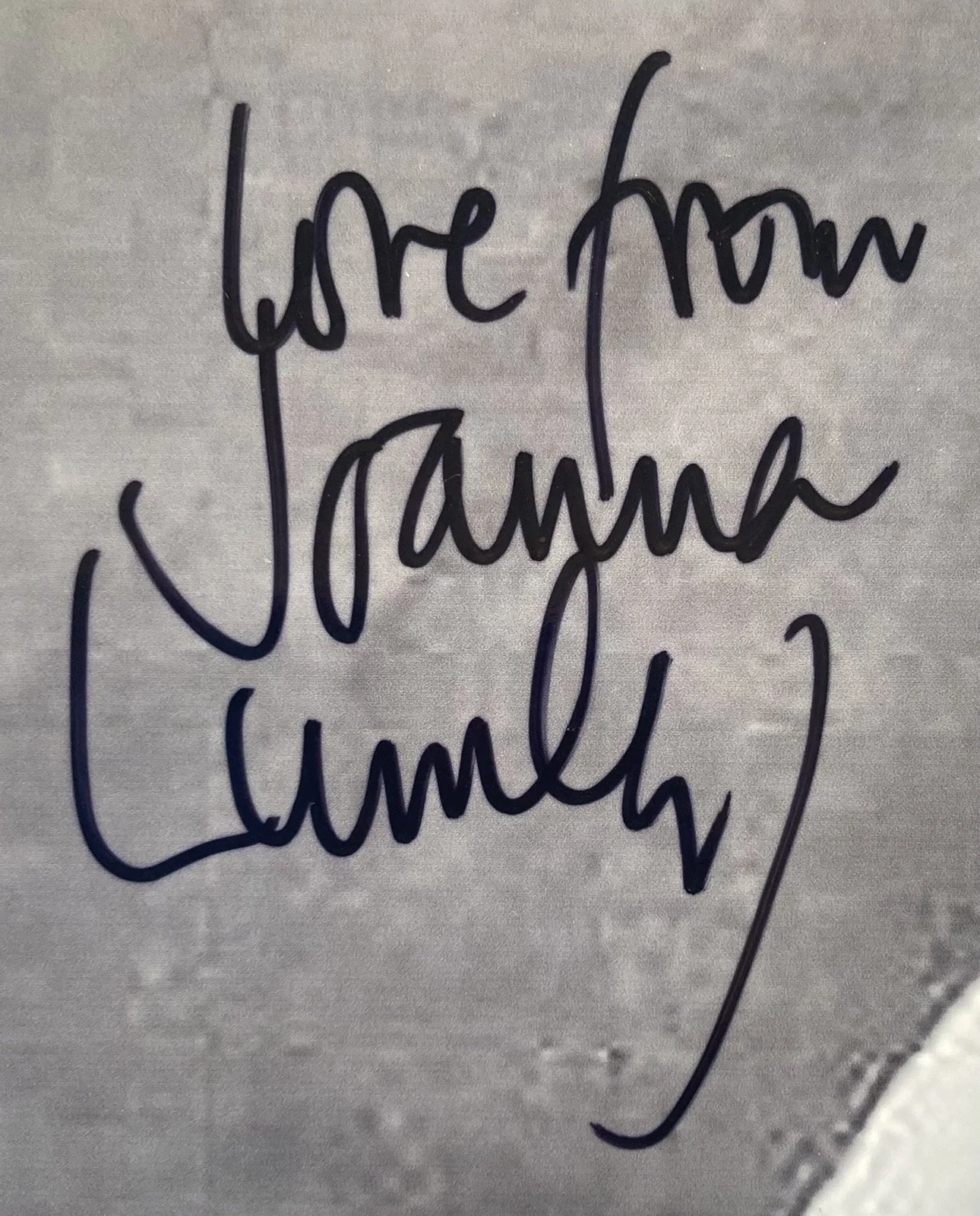 Joanna Lumley — 007 Ab Fab Joanna Lumley Signed Autograph 8.5x11 Photo - JSA Cert - FREE S&H!, изображение 3