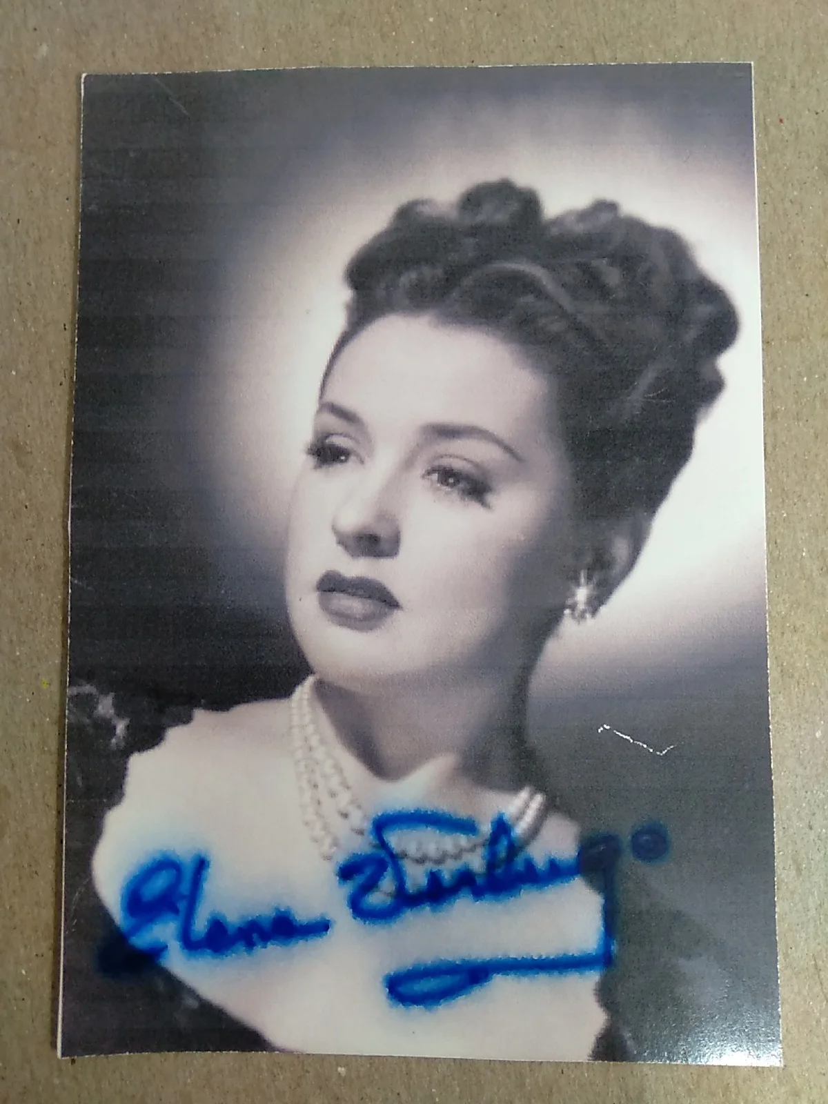 Elena Verdugo Autographed Signed 5x3.5 B&W Photo, image 2