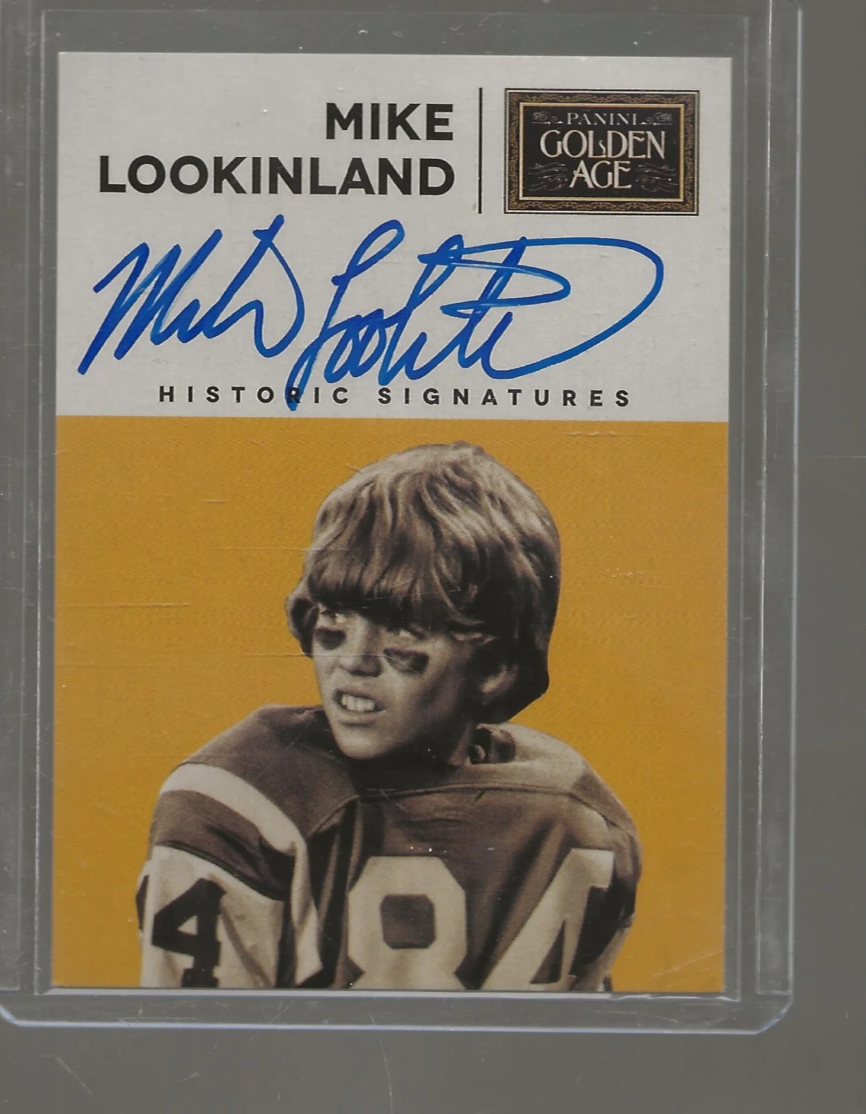 Mike Lookinland — Mike Lookinland ON CARD Card AUTOGRAPH Bobby Brady Bunch Golden AGE Signatures