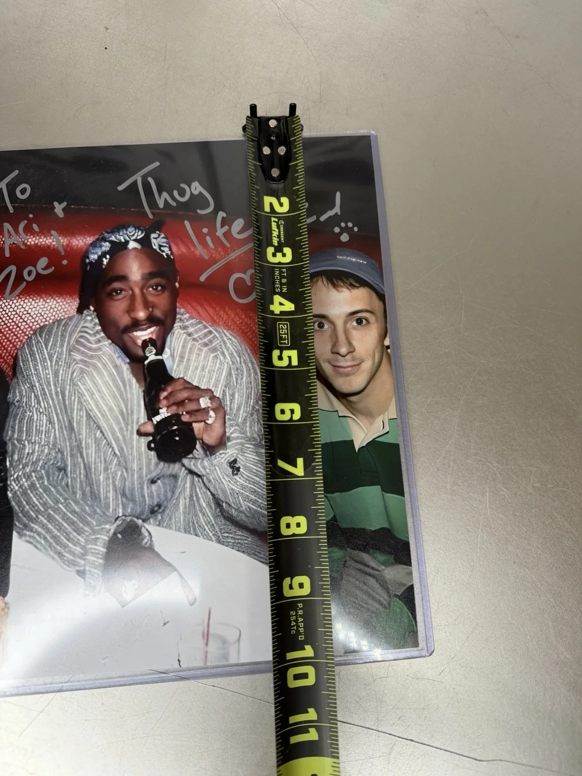 Steve Burns — Tupac Shakur & Steve Burns Blues Clues 8x10 Signed Photo (Steve signed) VTG, изображение 3