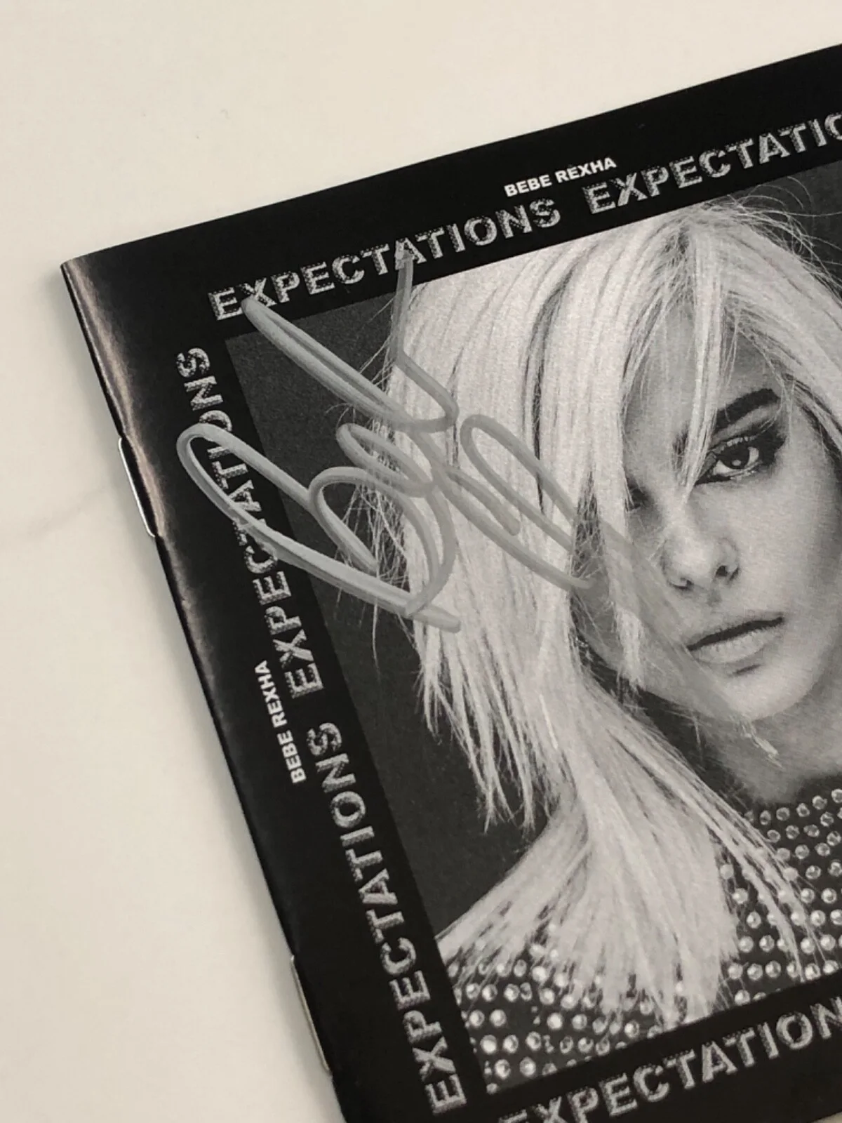 Signed / Autographed Bebe Rexha “Expectations” Booklet + Open CD, image 2