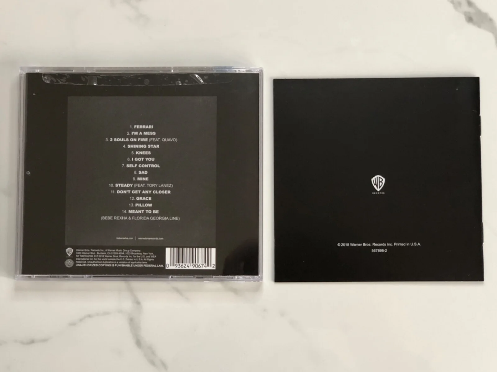 Signed / Autographed Bebe Rexha “Expectations” Booklet + Open CD, image 3
