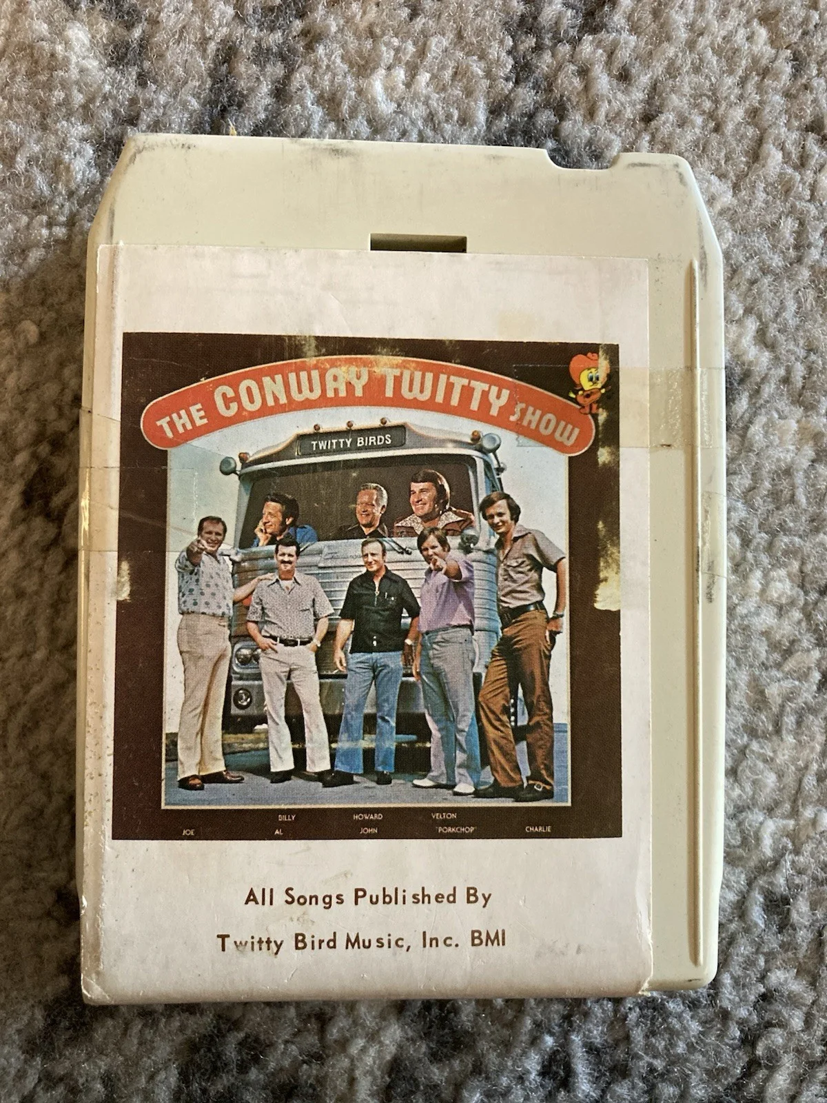 Conway Twitty - The Conway Twitty Show 8-track 1975 Signed- Untested, image 2
