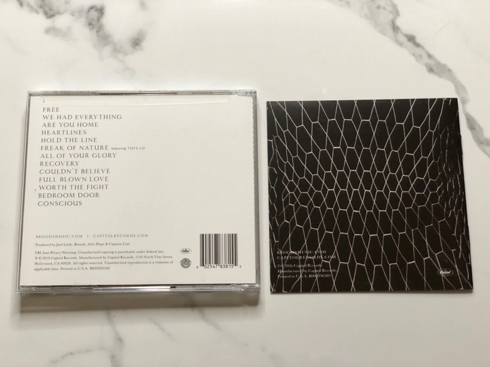 Signed / Autographed Broods “Conscious” CD Booklet + Just Opened CD, image 2